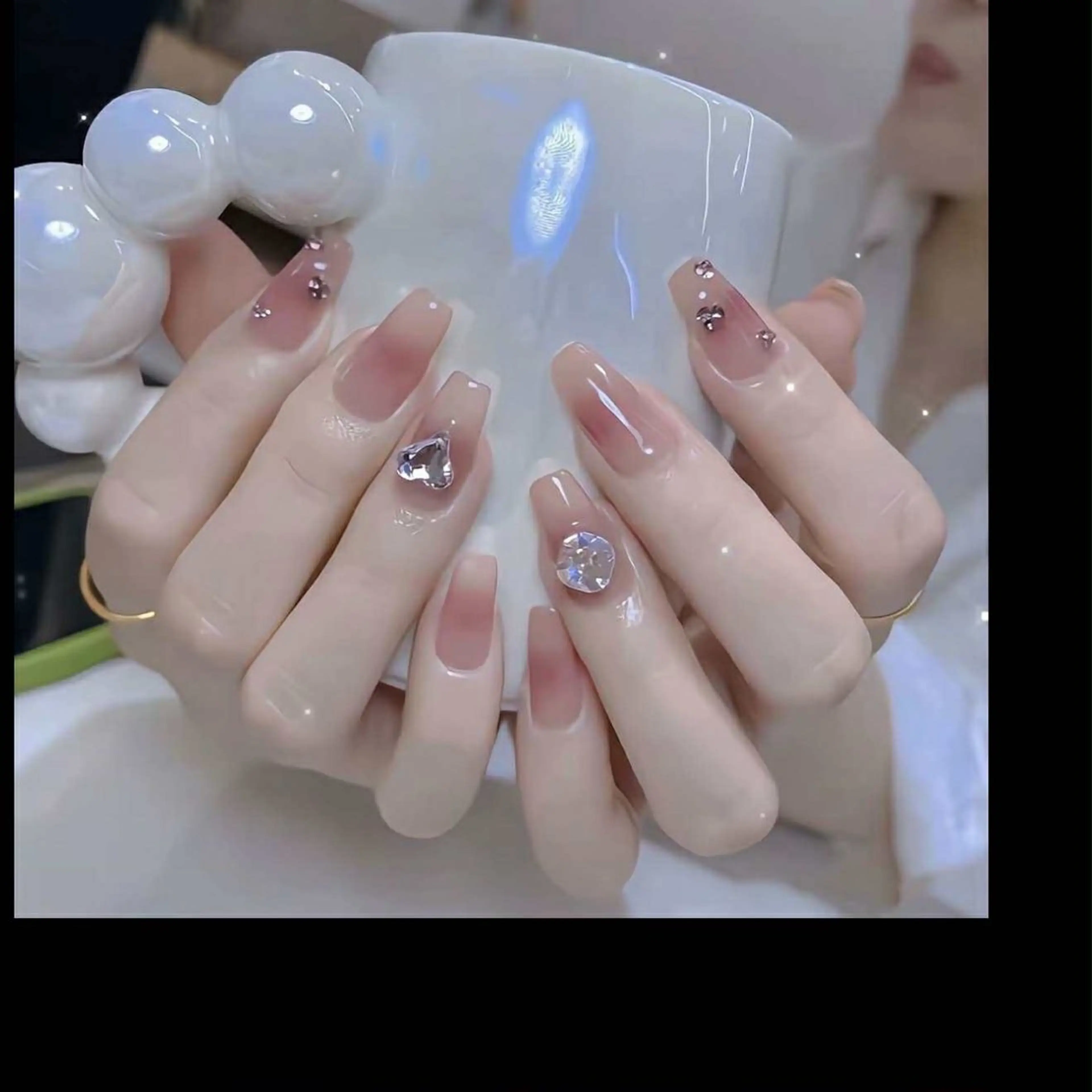 ネイル 長さ出し フットネイル ジェルネイル 韓国ネイル マグネットネイル YMT NailStudio所属・YMT NailStudioのネイルデザイン