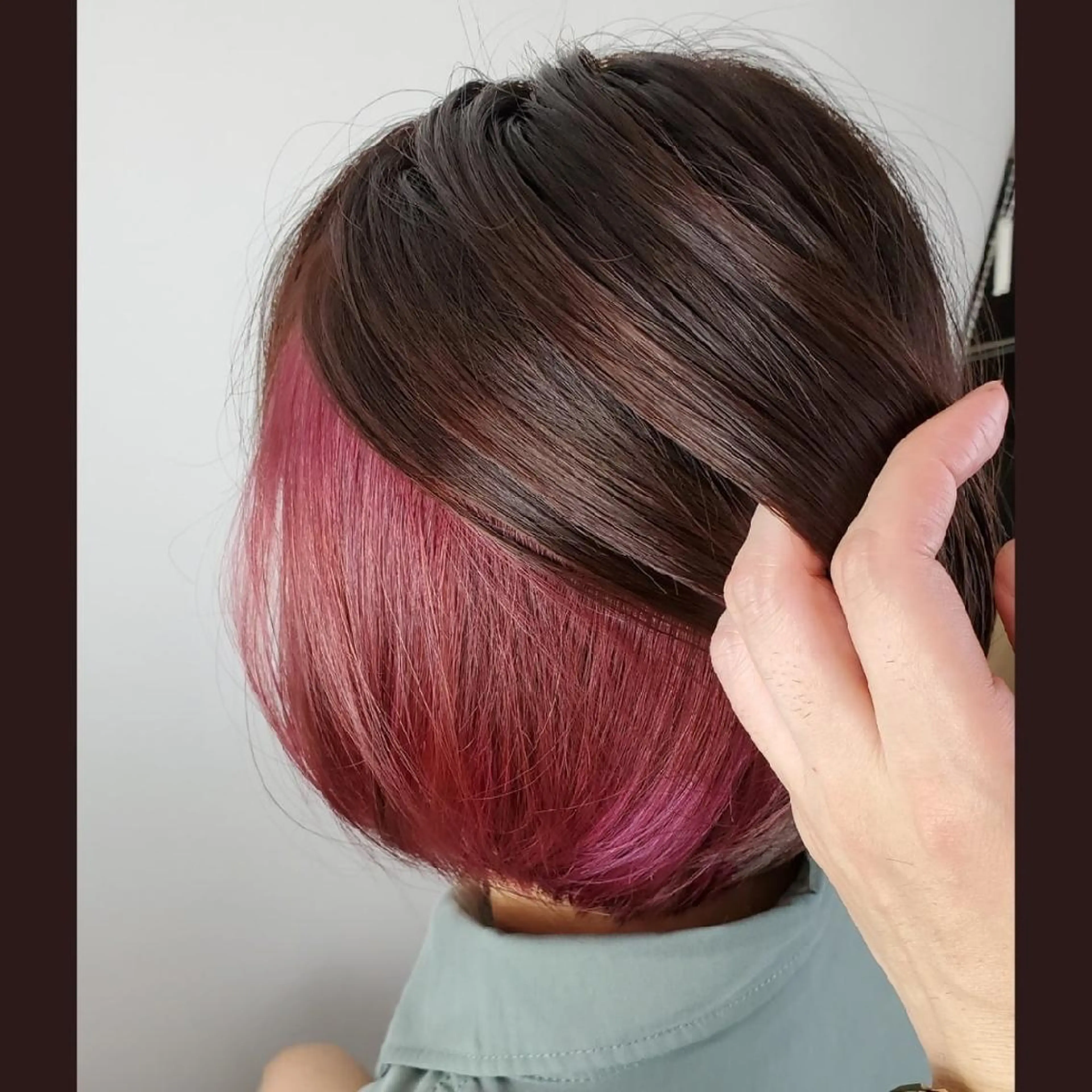 カラー ショート インナーカラー HAIRMAKE y21青葉台所属・鈴木 那由人のヘアスタイル