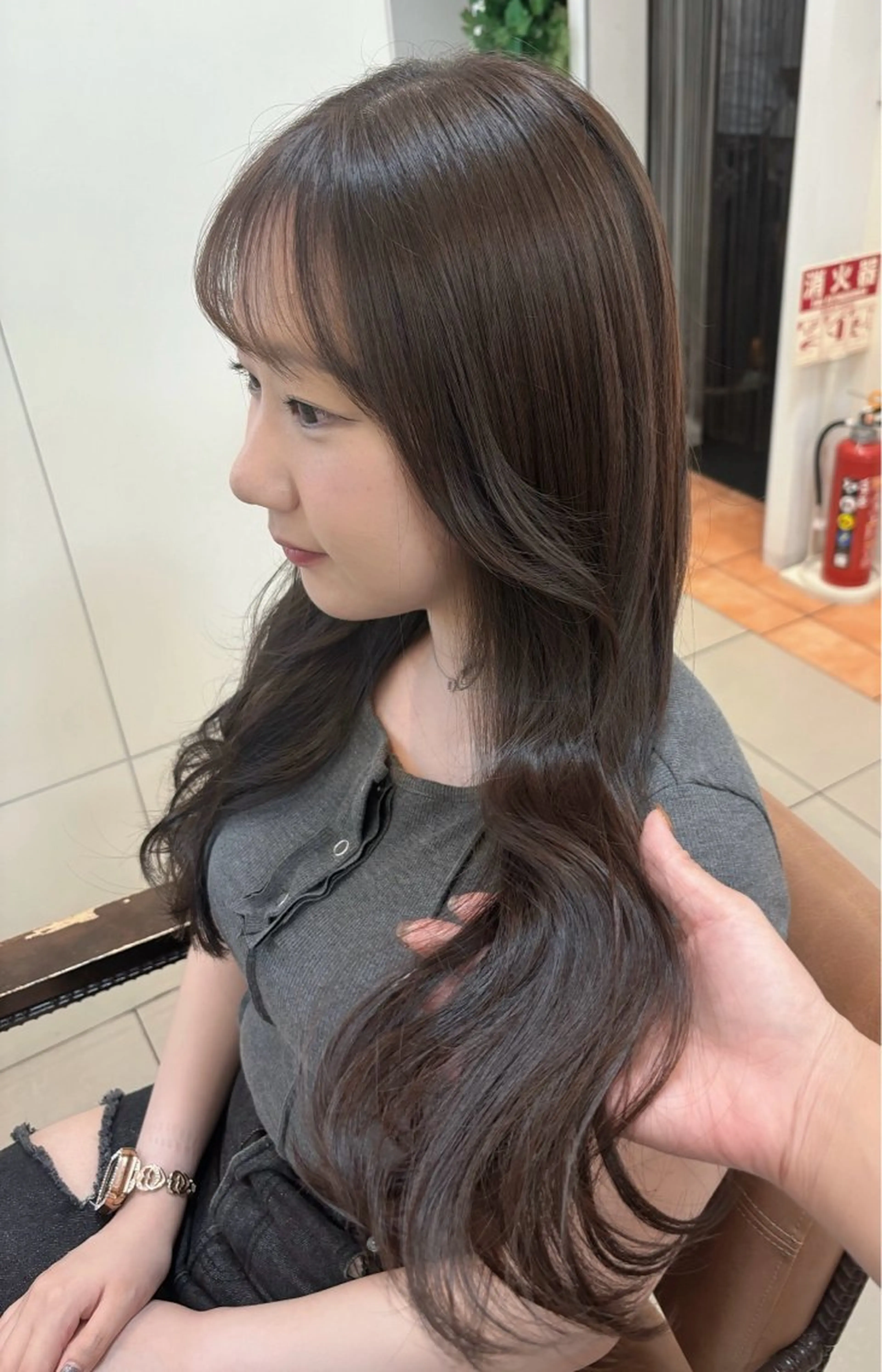 【１２月🎄限定】前髪カット＋髪質改善カラー🌟の写真