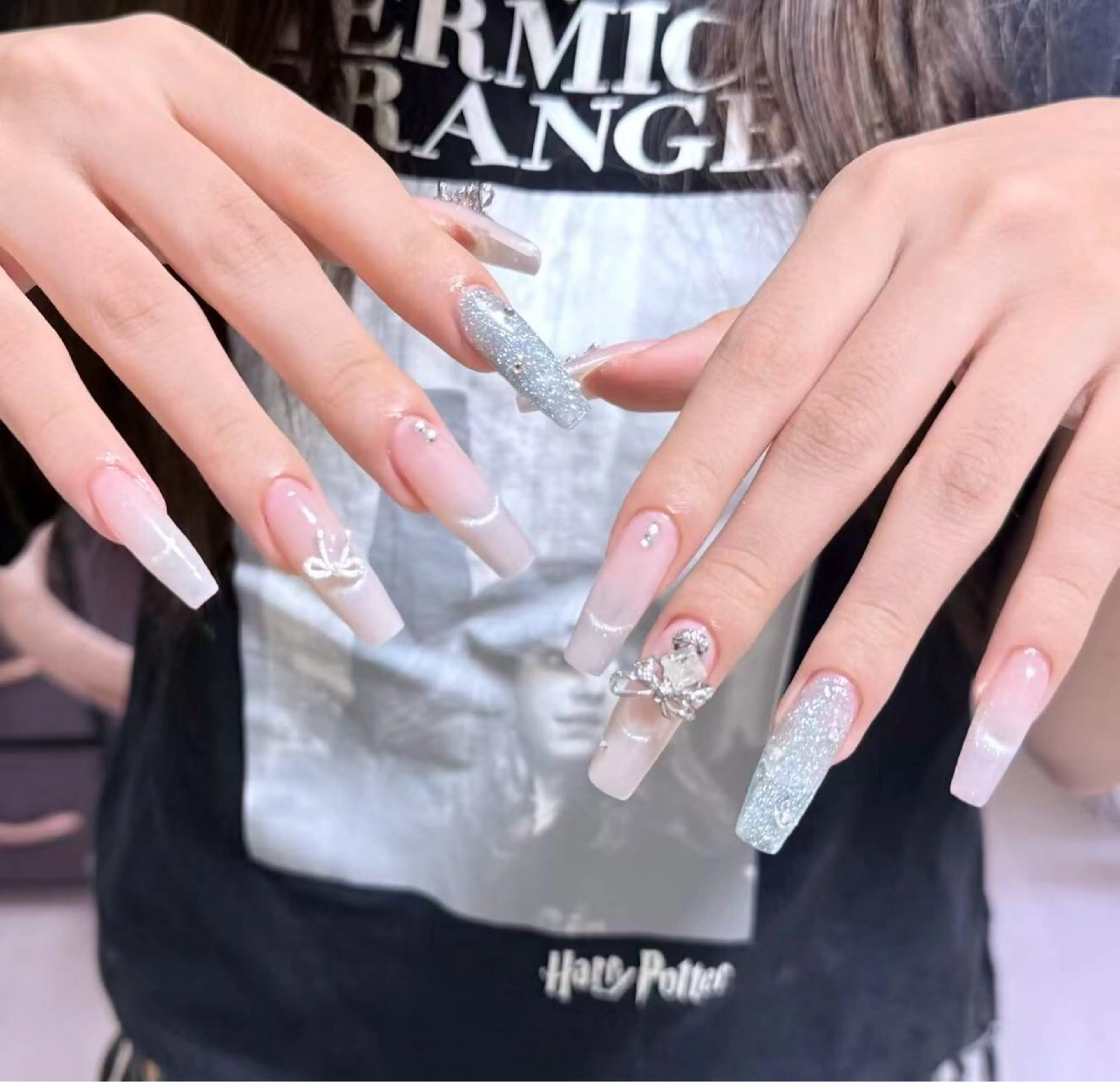 ネイル 小 雨のネイルデザイン