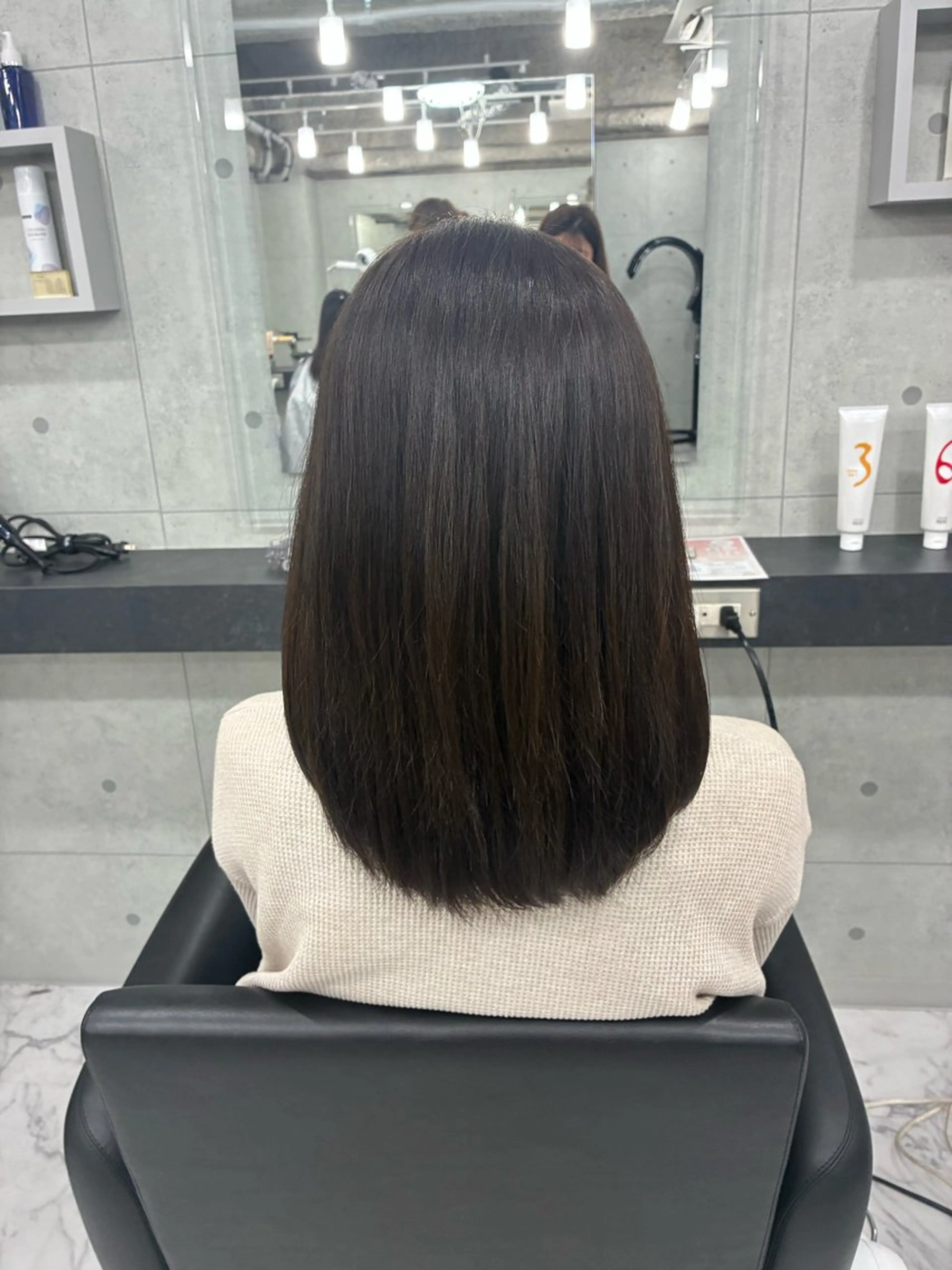 ミディアム カラー ヘアカラー Endearing所属・Endearing 北澤那未🌟銀座のヘアスタイル