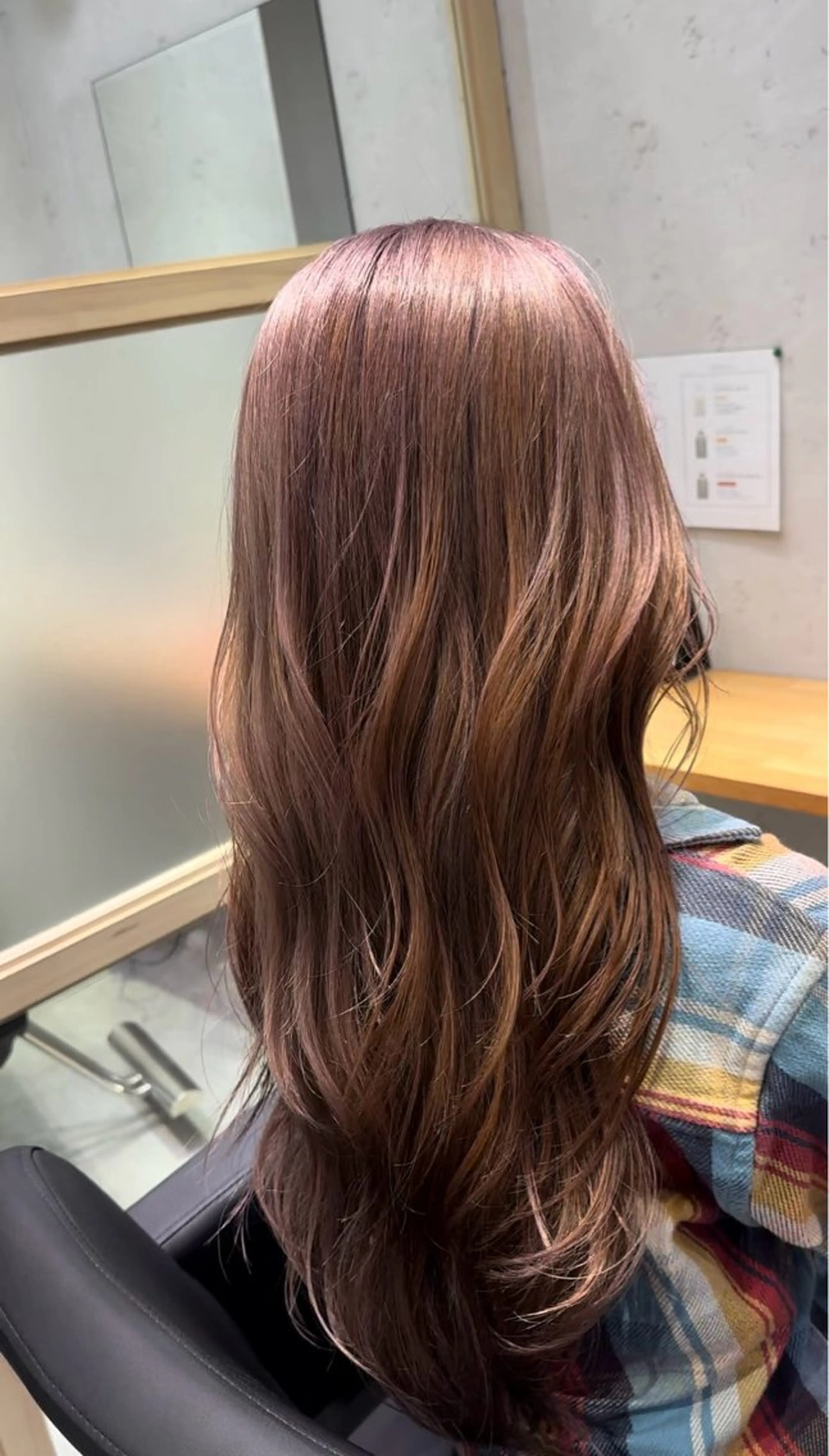 ロング カラー カット ヘアカラー トリートメント JOS所属・上野ハイトーン/デ ザイン✂︎touiのヘアスタイル