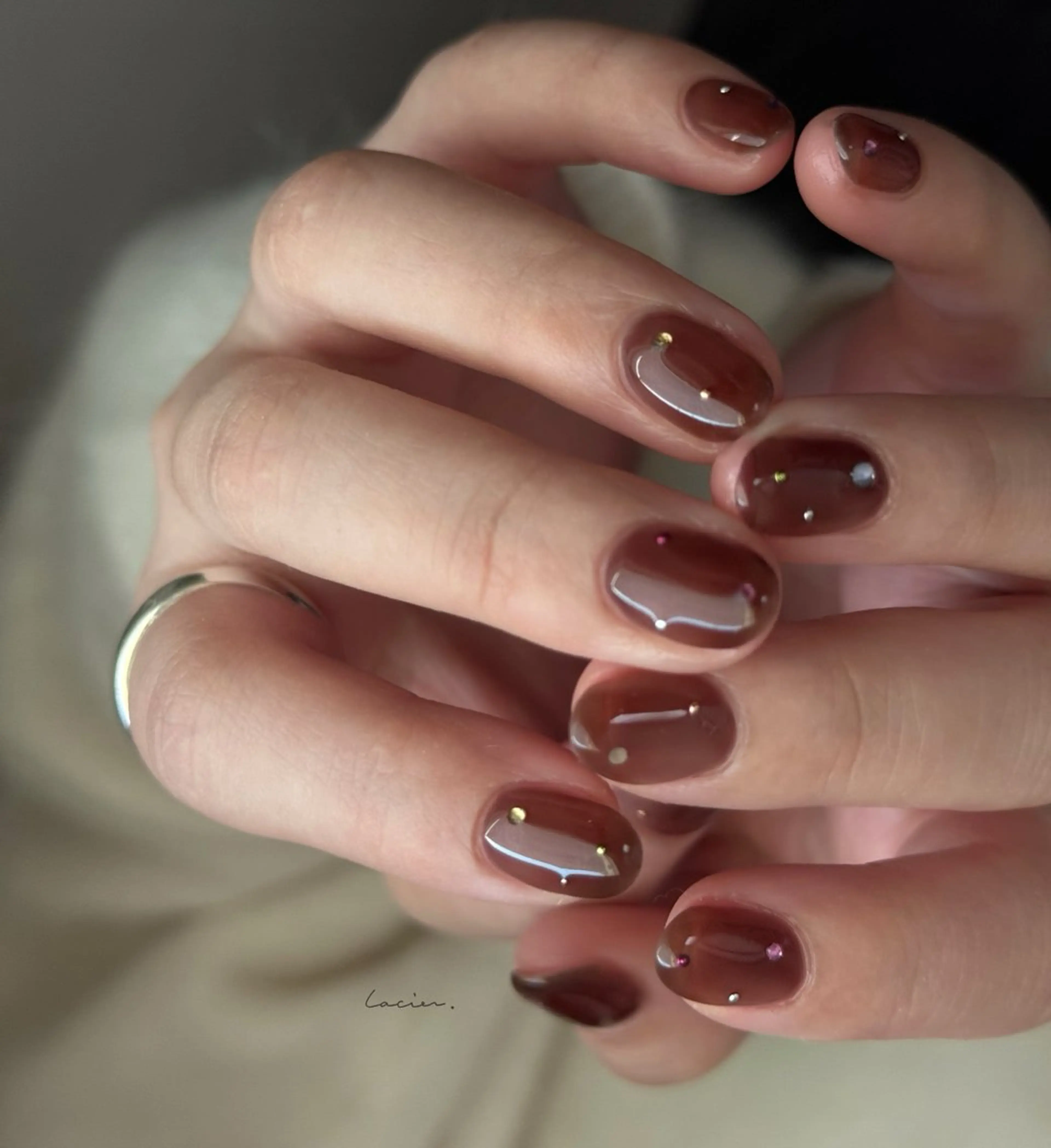 ネイル ハンドネイル lacier nailのネイルデザイン