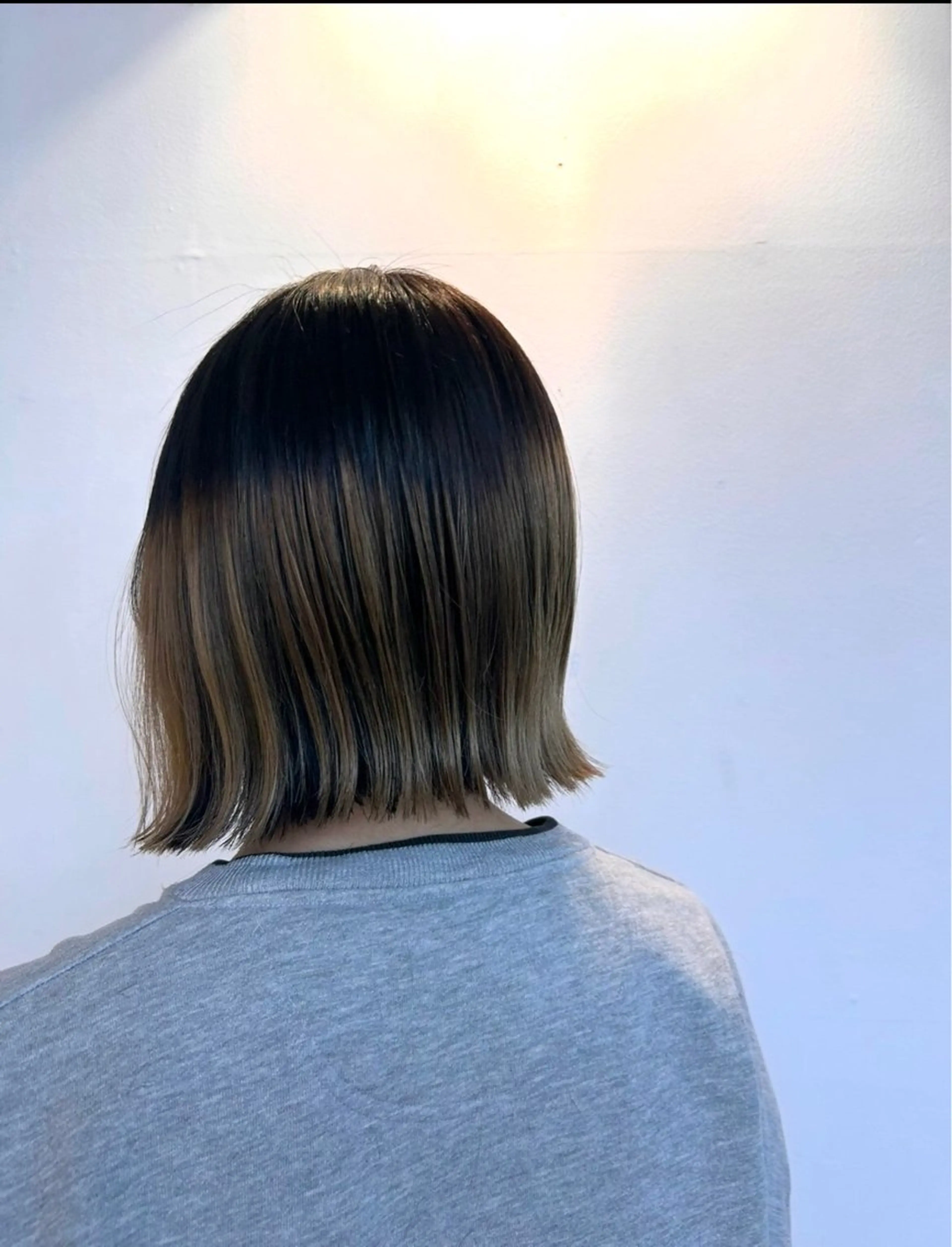 ミディアム カラー 畑澤 和果のヘアスタイル