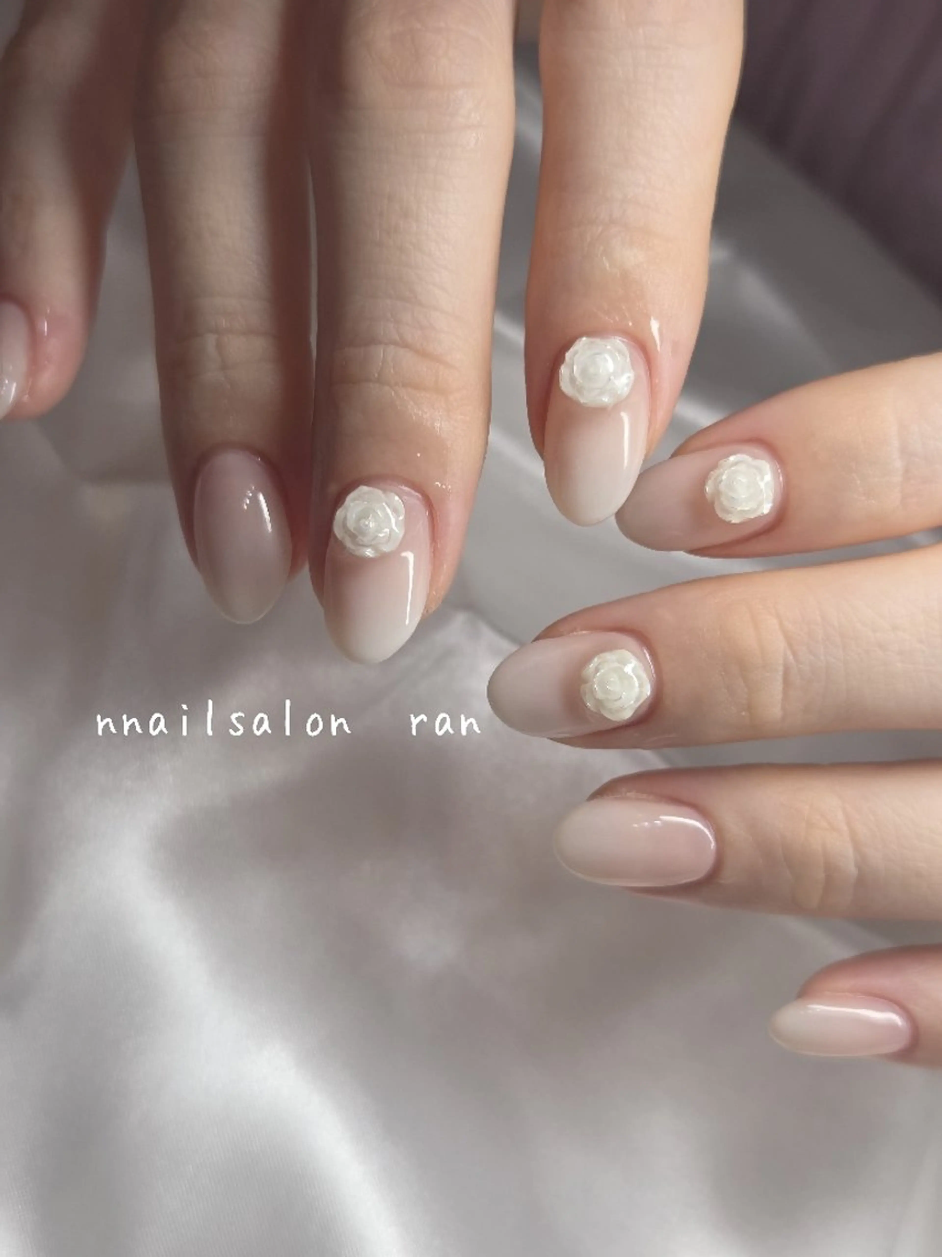 ネイル 持ち込み ハンドネイル ハンドケア nailsalon ranのネイルデザイン