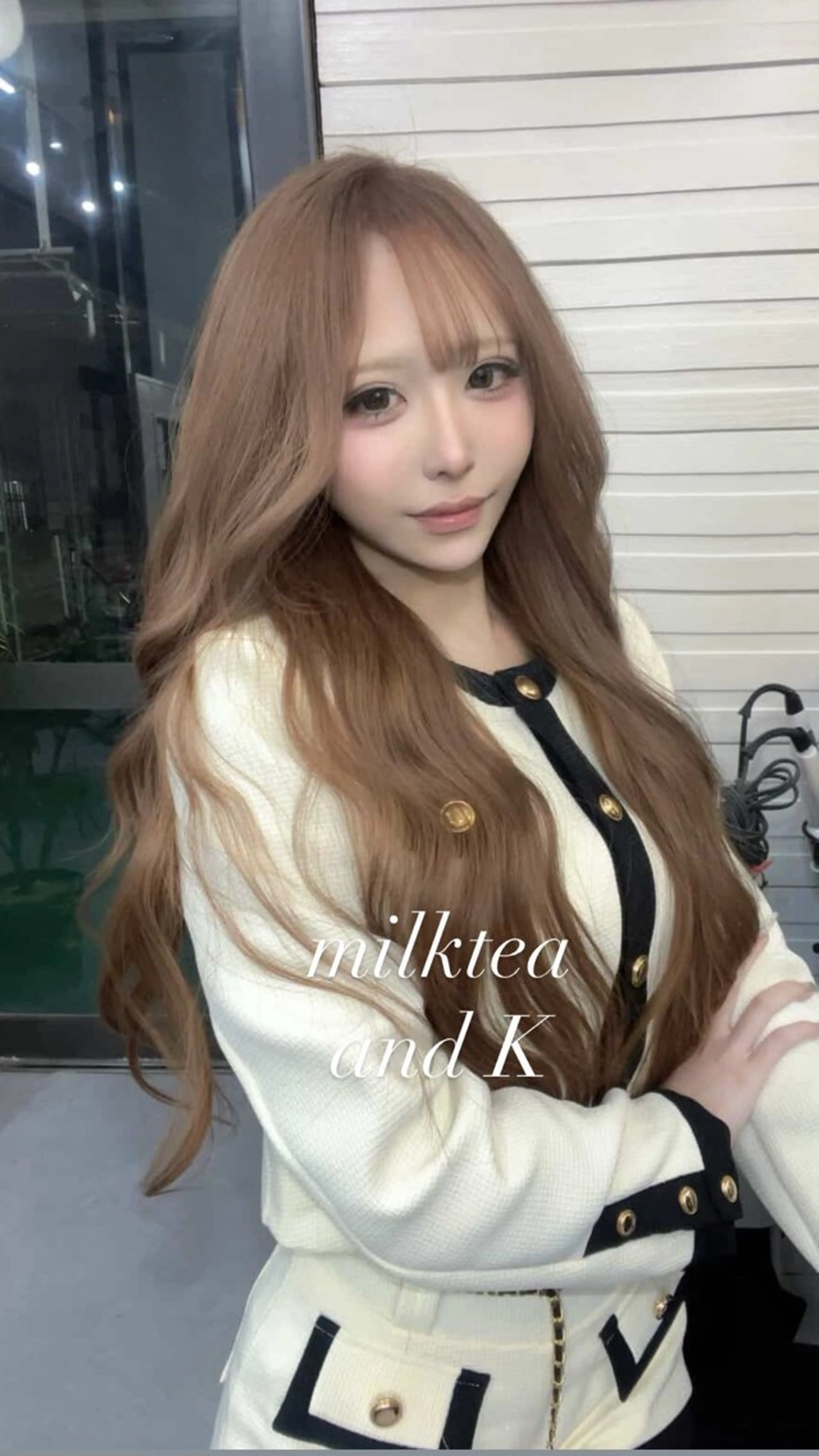 ロング andKおもろまち店 艶ダブルカラー✨のヘアスタイル