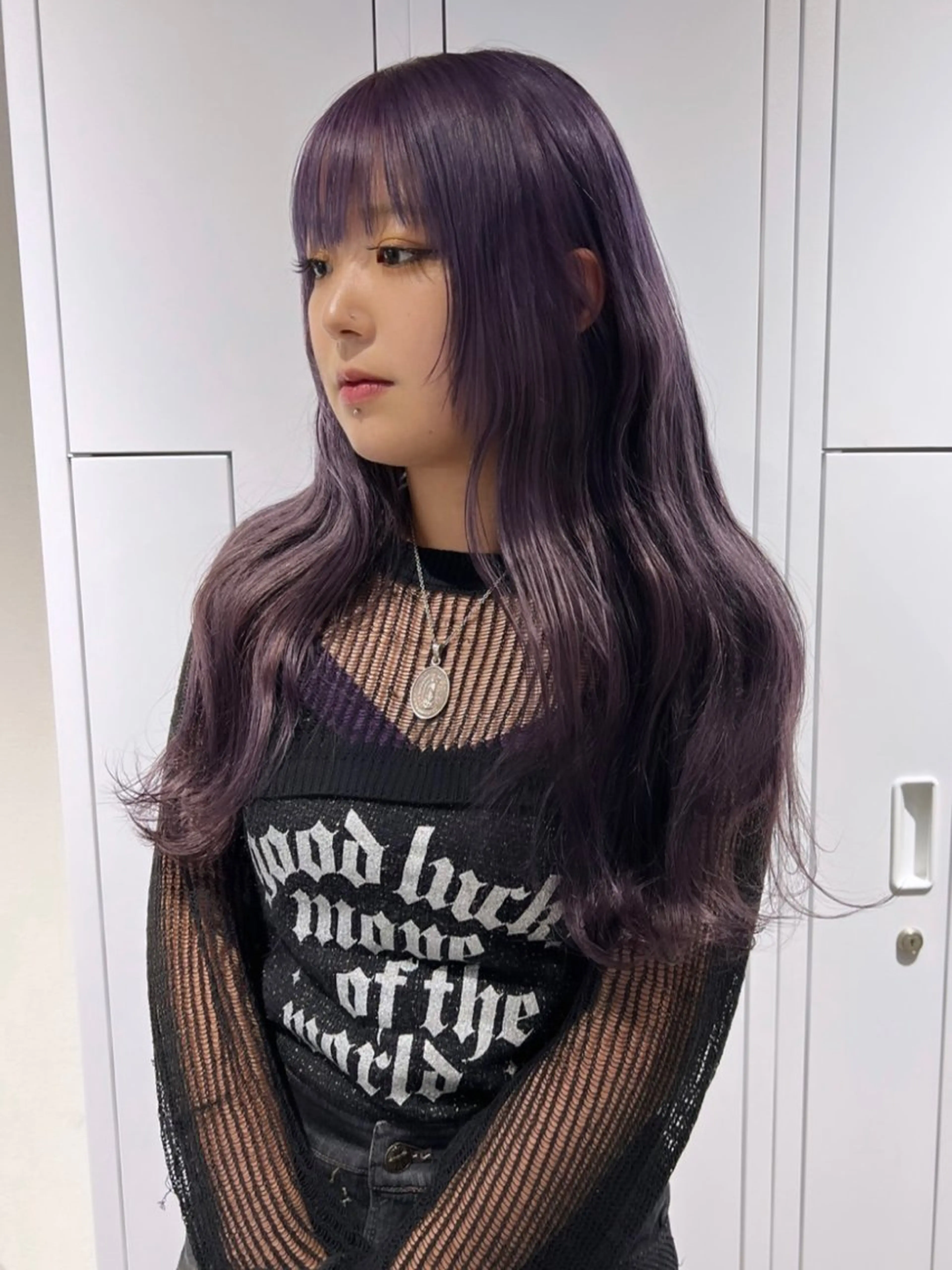 ロング カラー ブリーチ ケアブリーチ 透明感カラー デザインカラー ダブルカラー nendo_hair所属・ハイトーン/ボブ 🎀sonokaのヘアスタイル