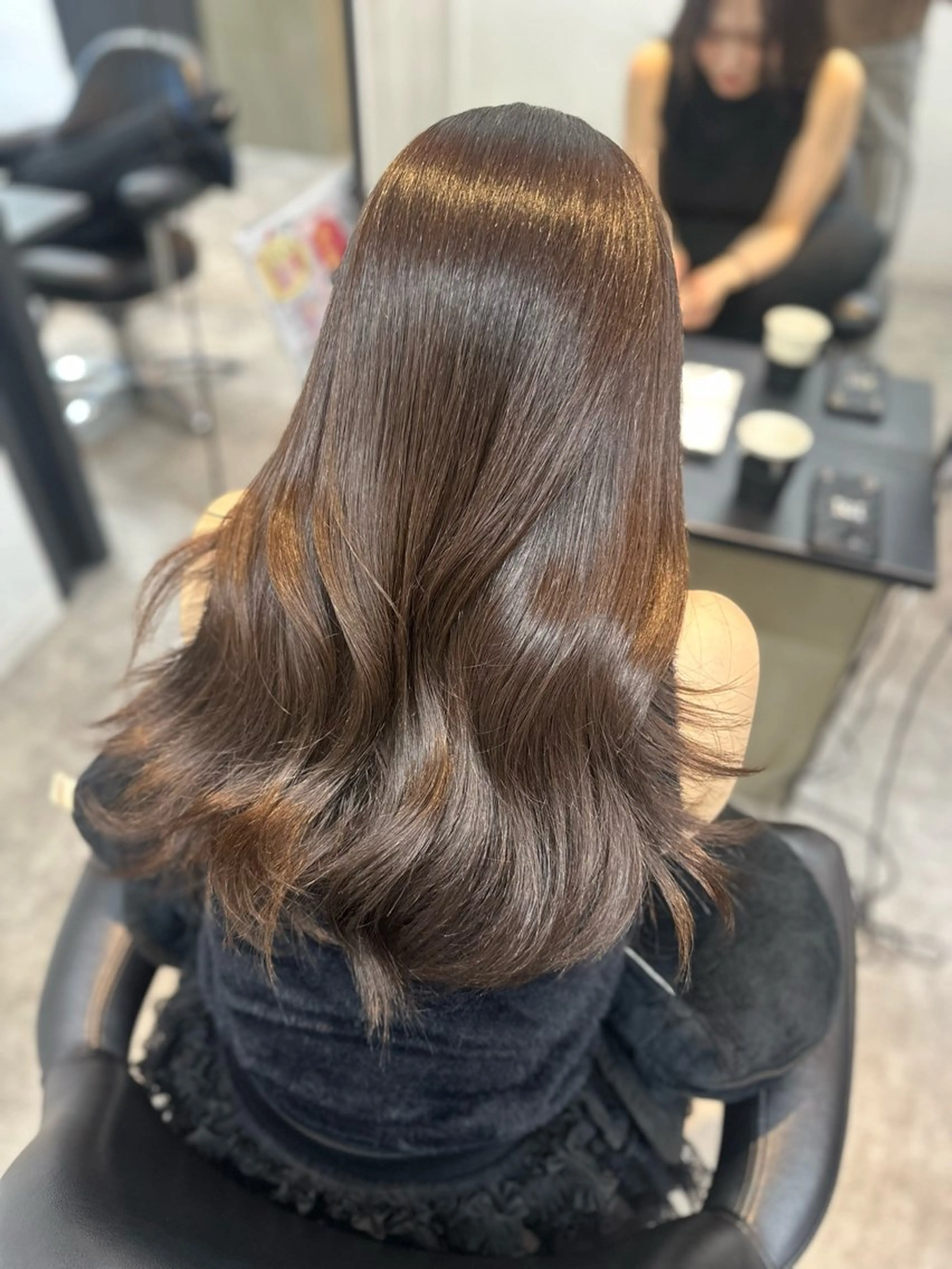 ロング カラー ヘアカラー トリートメント 伊藤 美奈穂のヘアスタイル