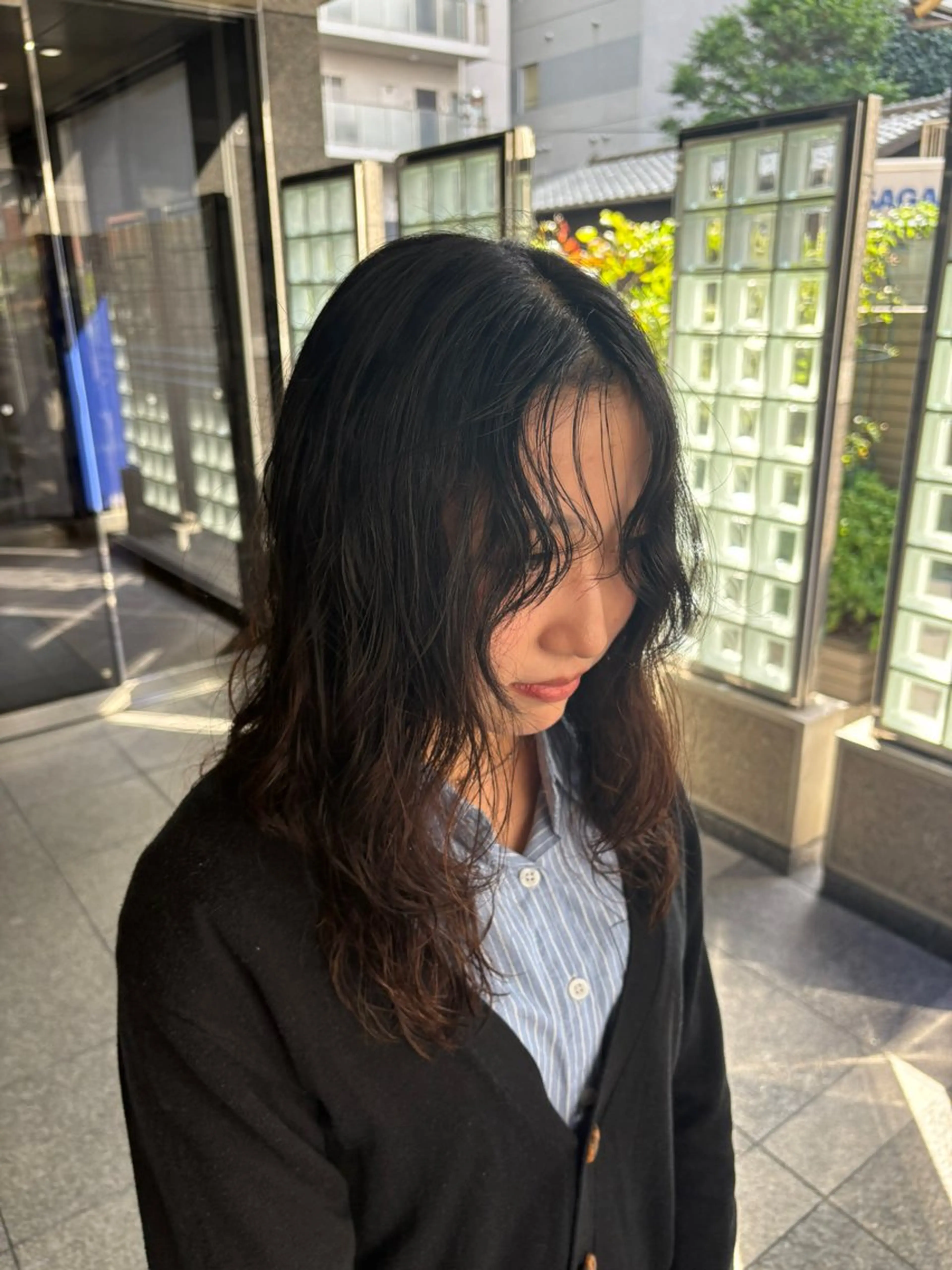 ロング パーマ kii所属・山下 夏季のヘアスタイル