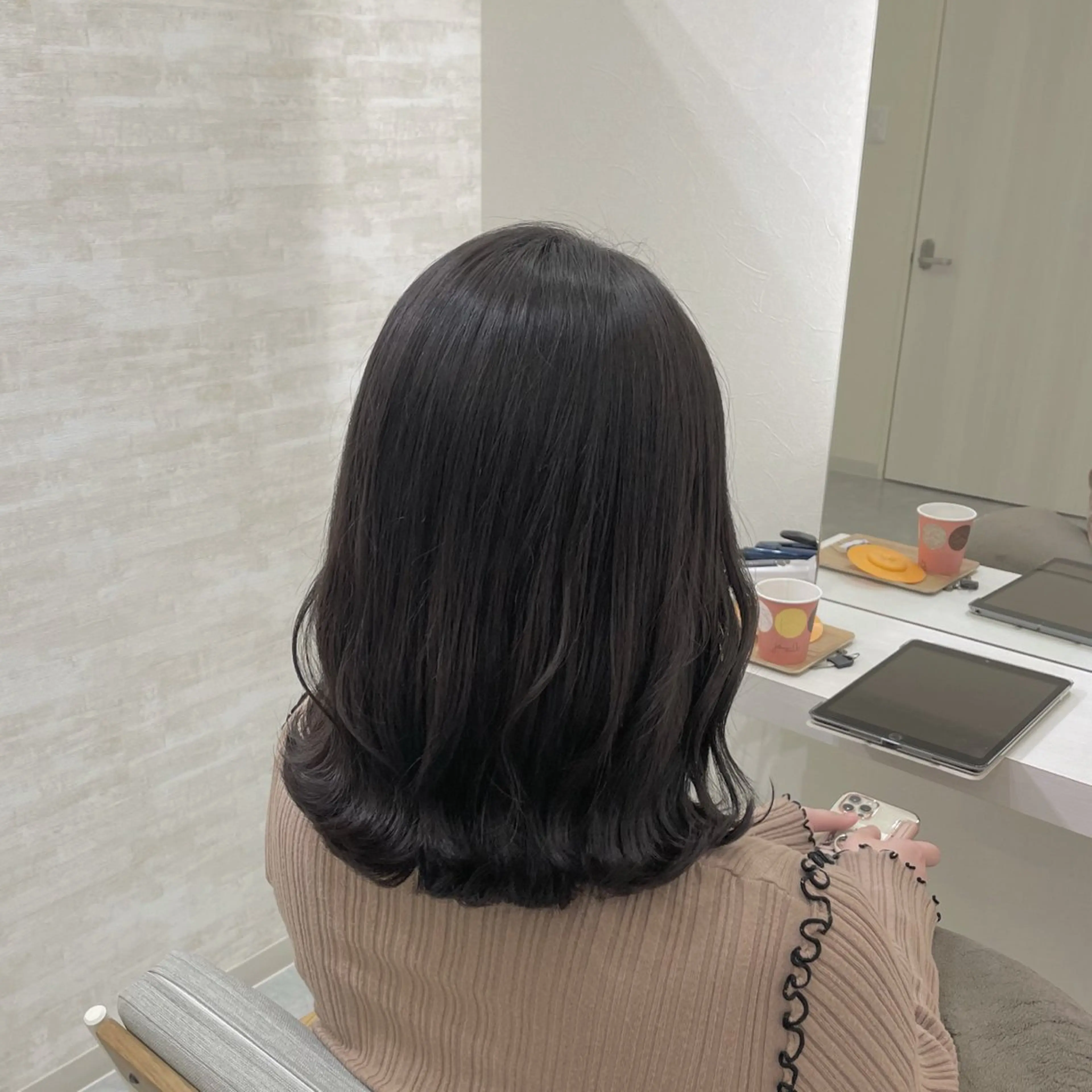 ミディアム カラー 透明感カラー グレージュ トリートメント カット ヘアカラー トリートメント 髪質改善&ヘアケア /菊池琉那のヘアスタイル