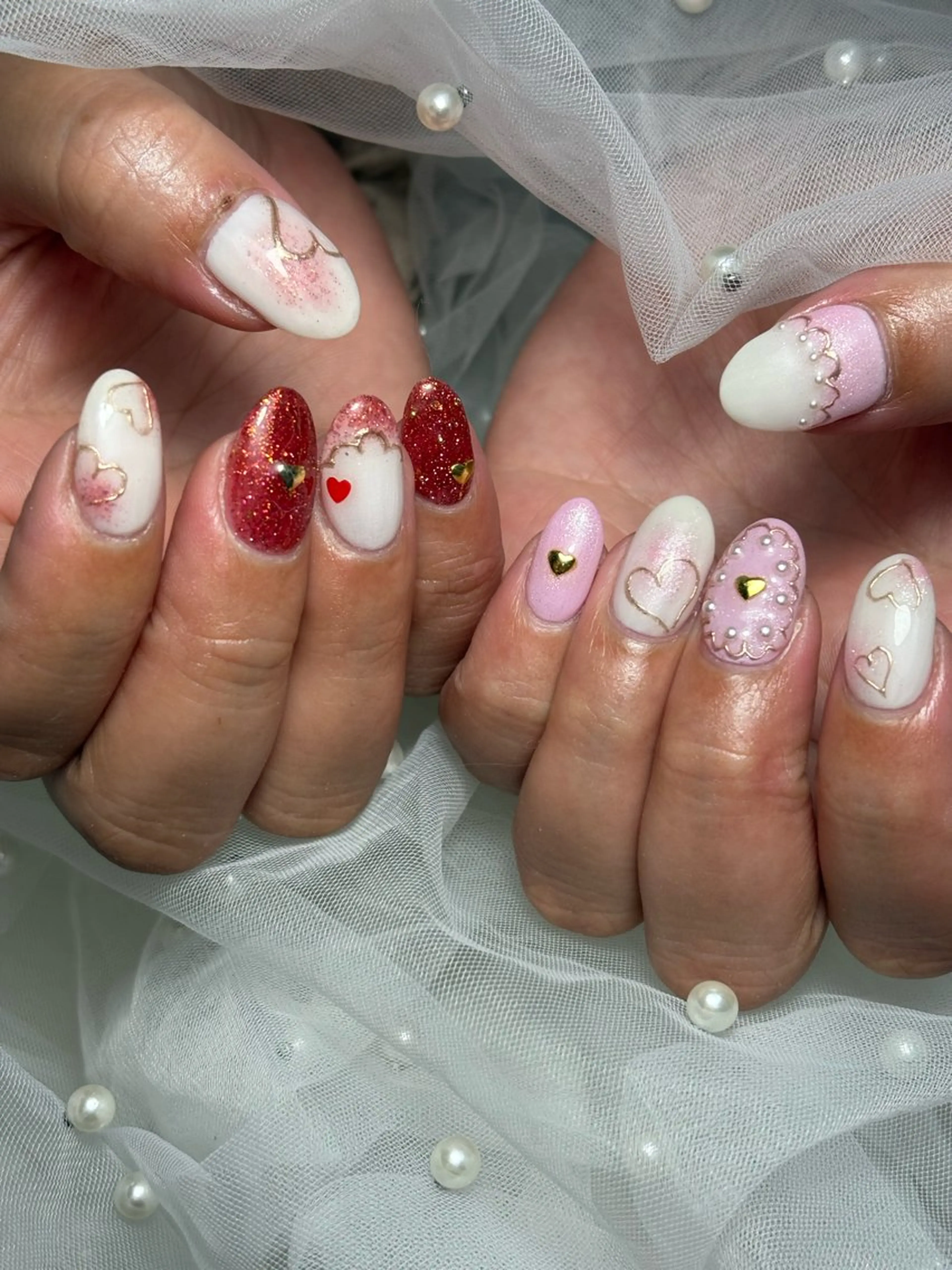 ネイル ハンドネイル フットネイル ✴︎ Delightのネイルデザイン