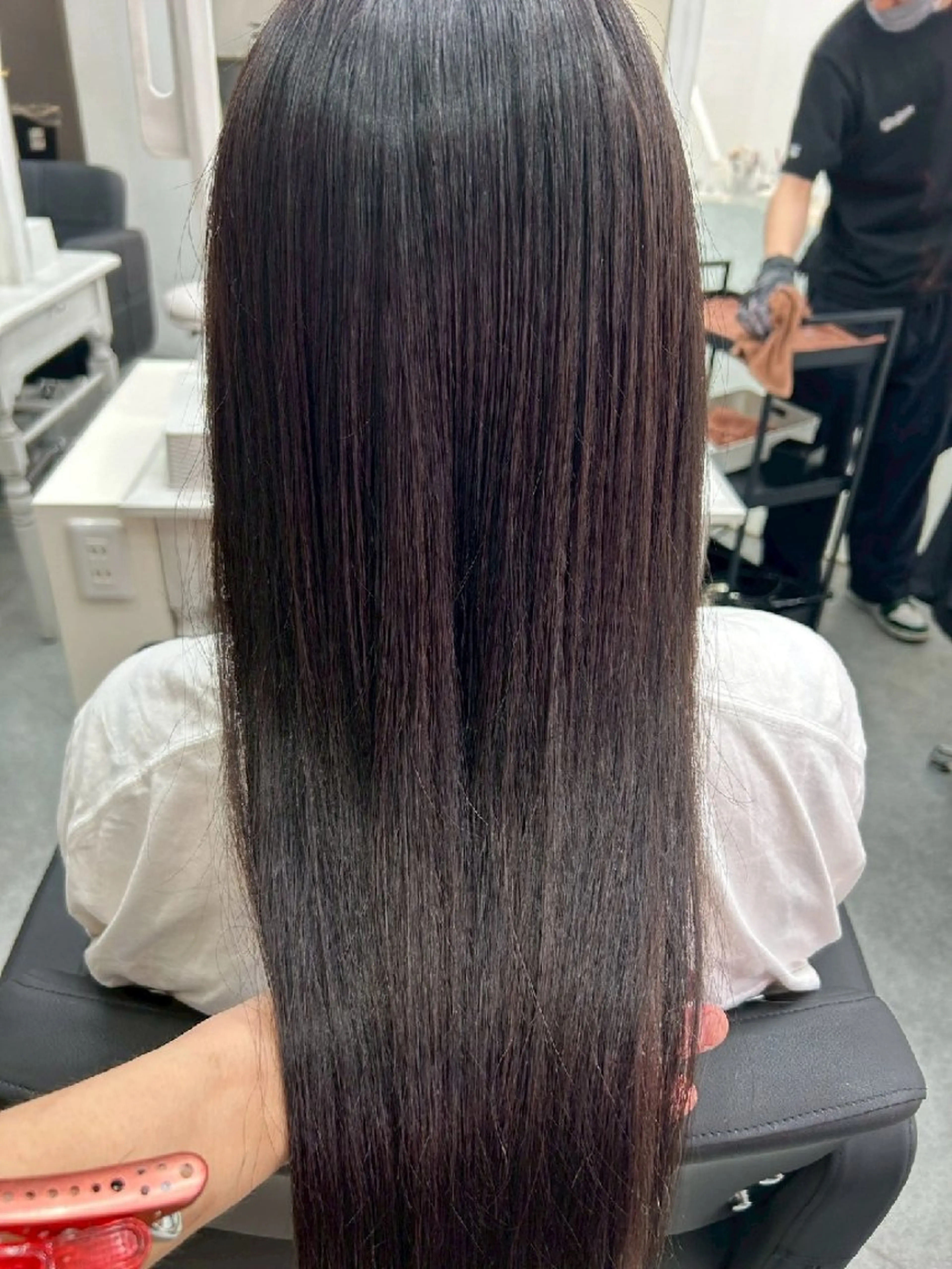 ロング カラー トリートメント カット ヘアカラー トリートメント ベルグロー アルファのヘアスタイル