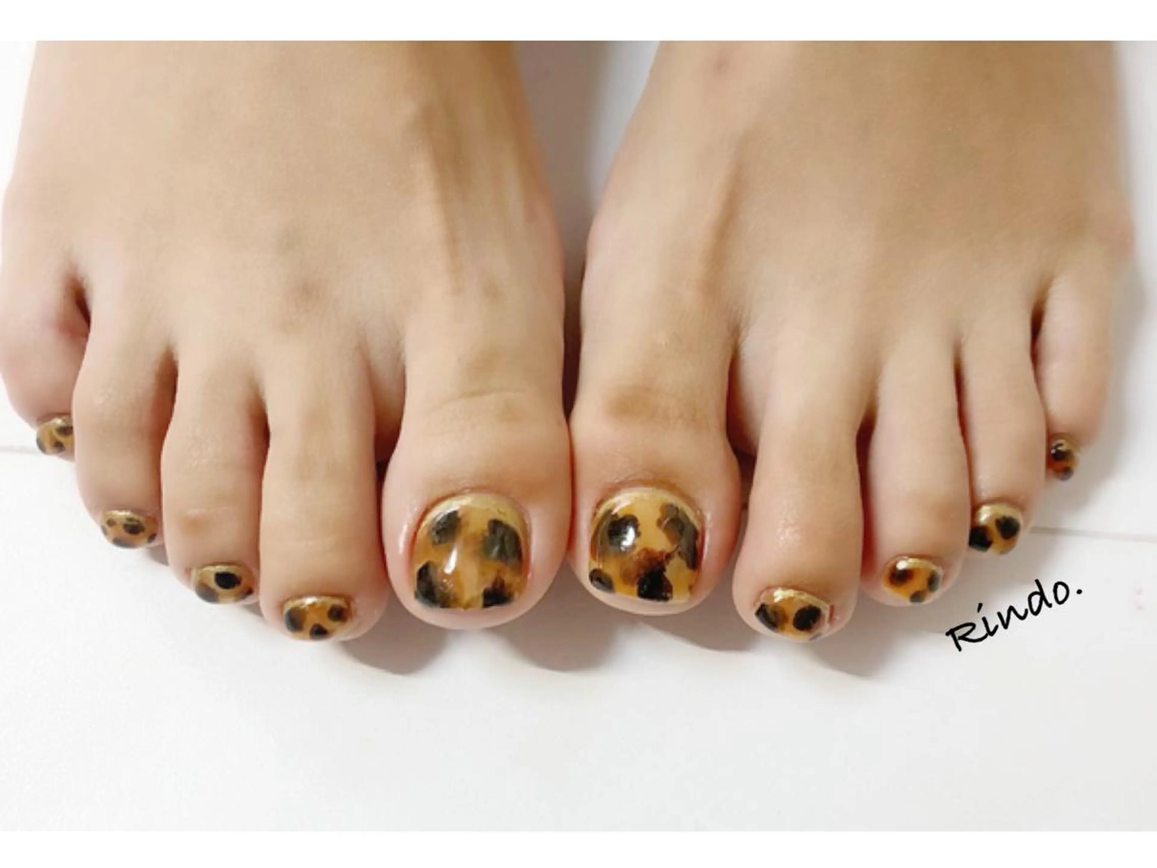 ネイル アニマル柄 フットネイル フットネイル Rindo.ネイル ♡耳つぼジュエリーのその他イメージ