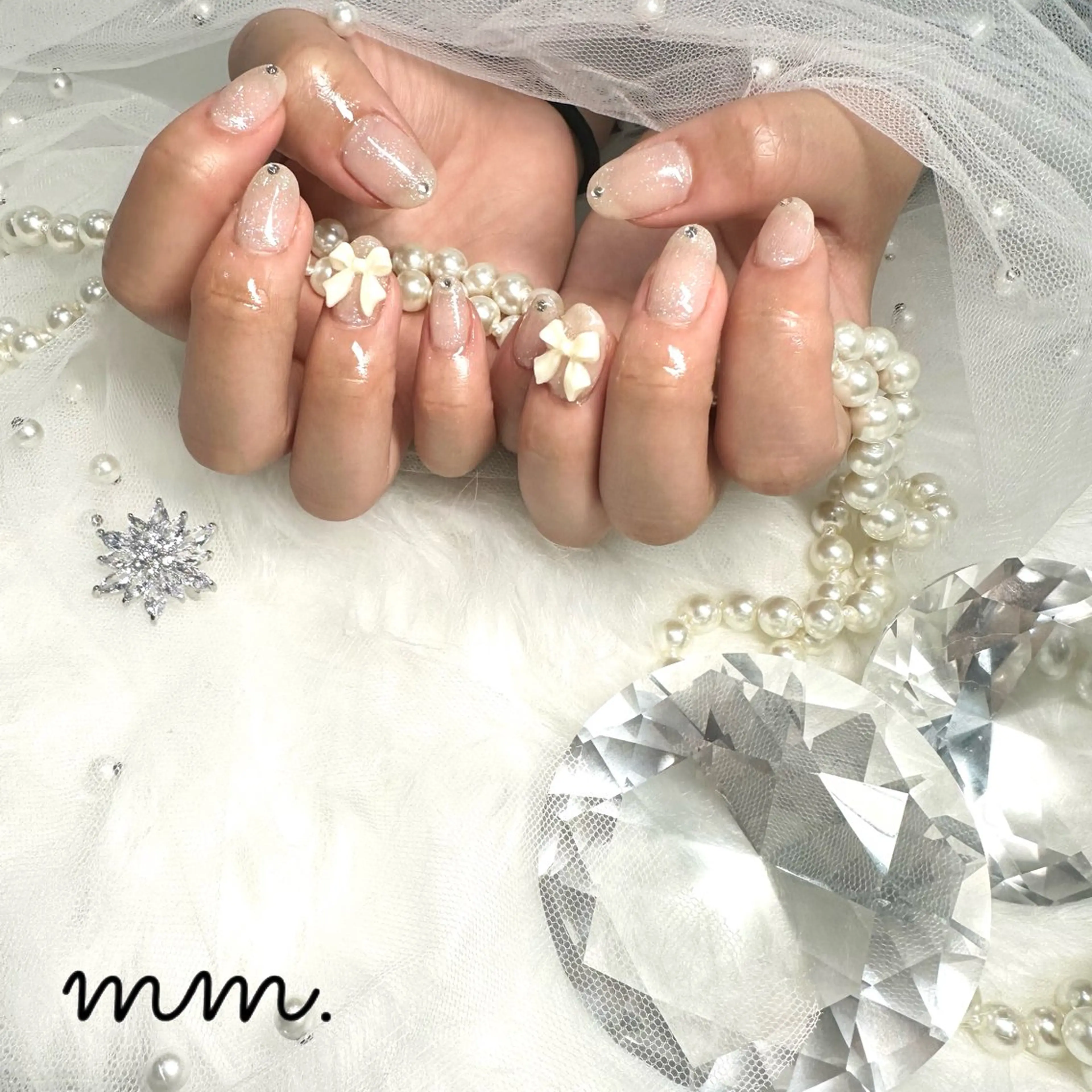 ネイル 🩷🩵mm.大宮 Riyo🧸🩵🩷のネイルデザイン