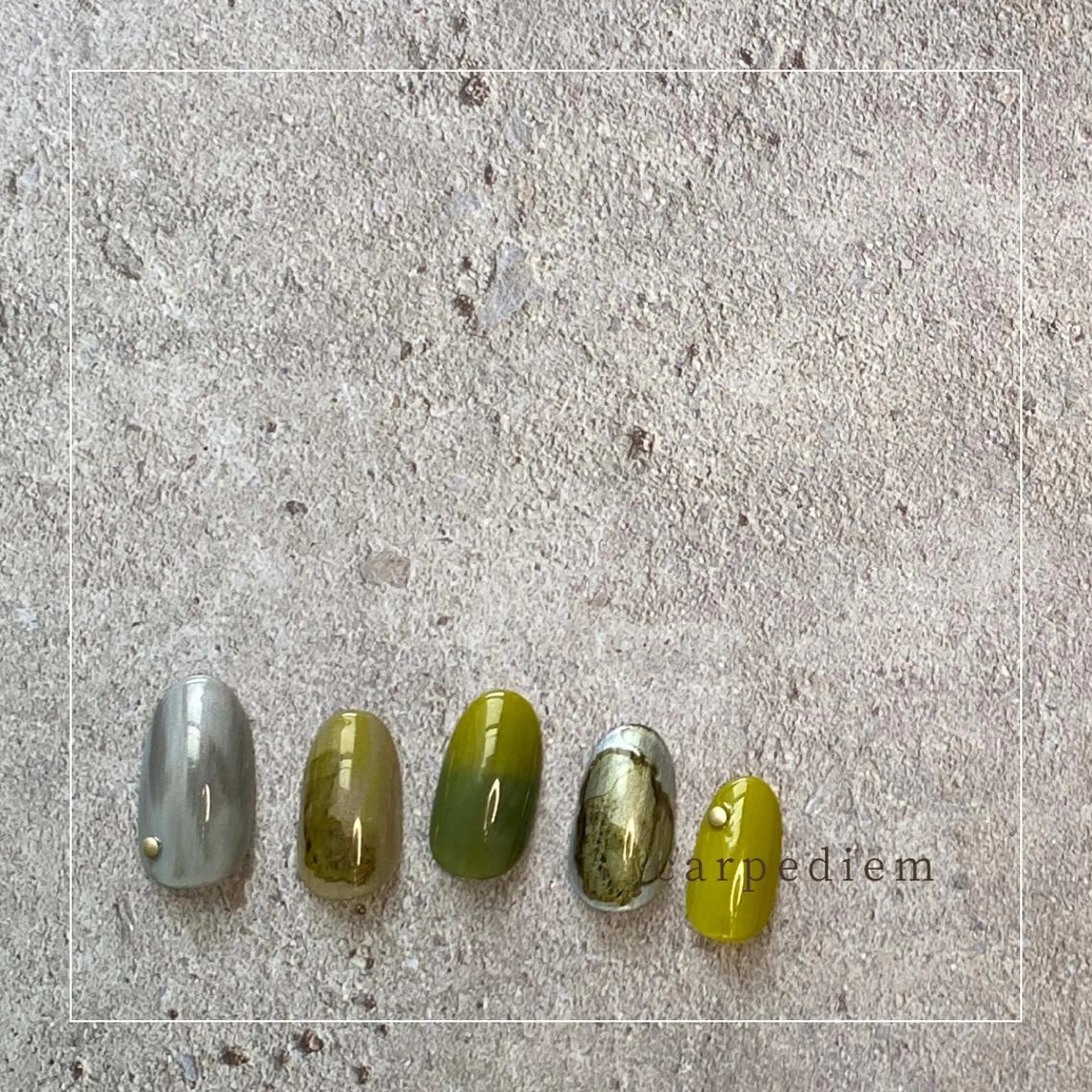 ネイル 城東区ネイルサロン carpediemのネイルデザイン