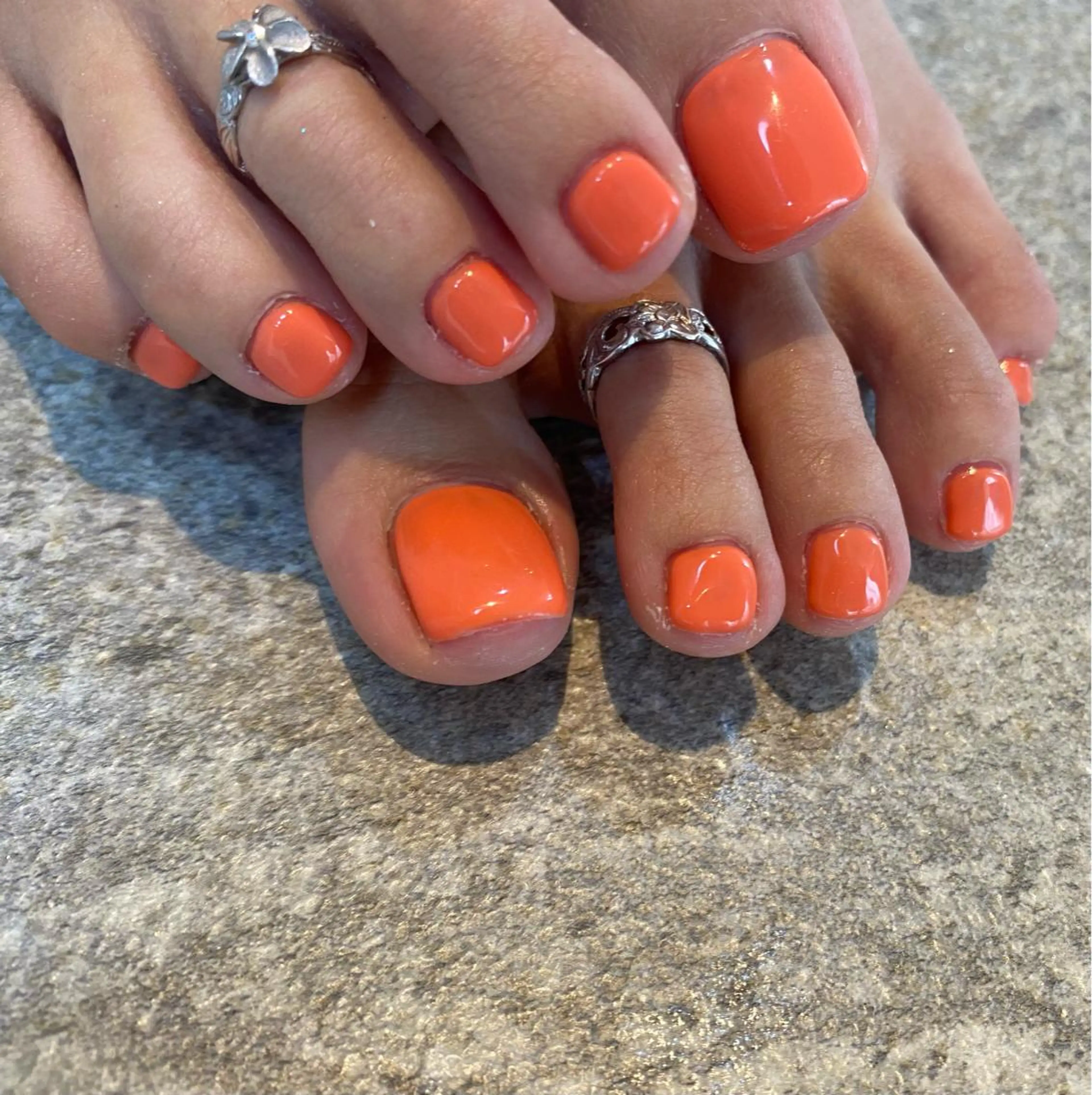 【ご新規様】オフ込み フットネイル1カラーの写真