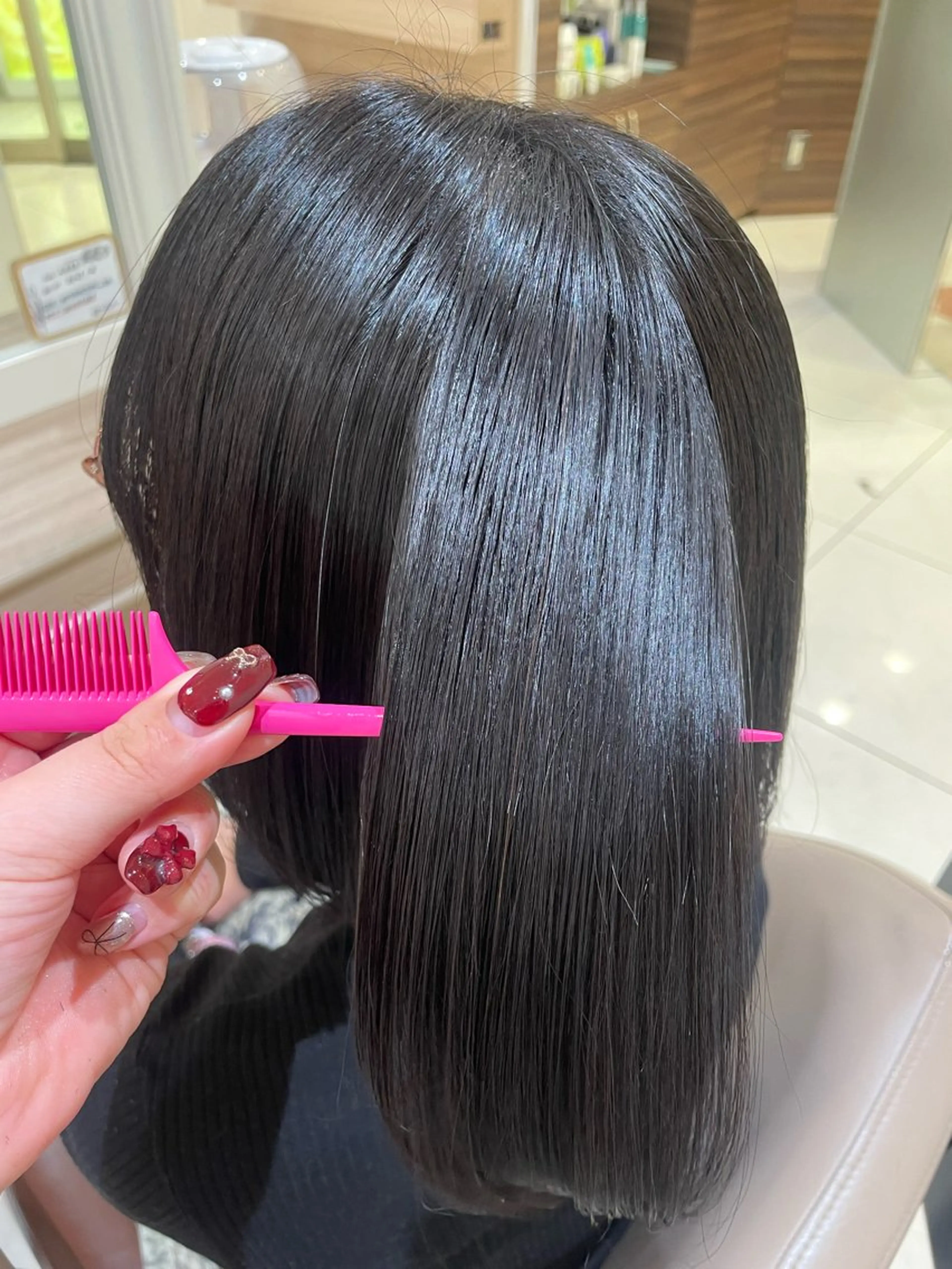 ショート パーマ カット 縮毛矯正 トリートメント 韓国ヘアメイク🎀/ 縮毛矯正✨山本媛香のヘアスタイル