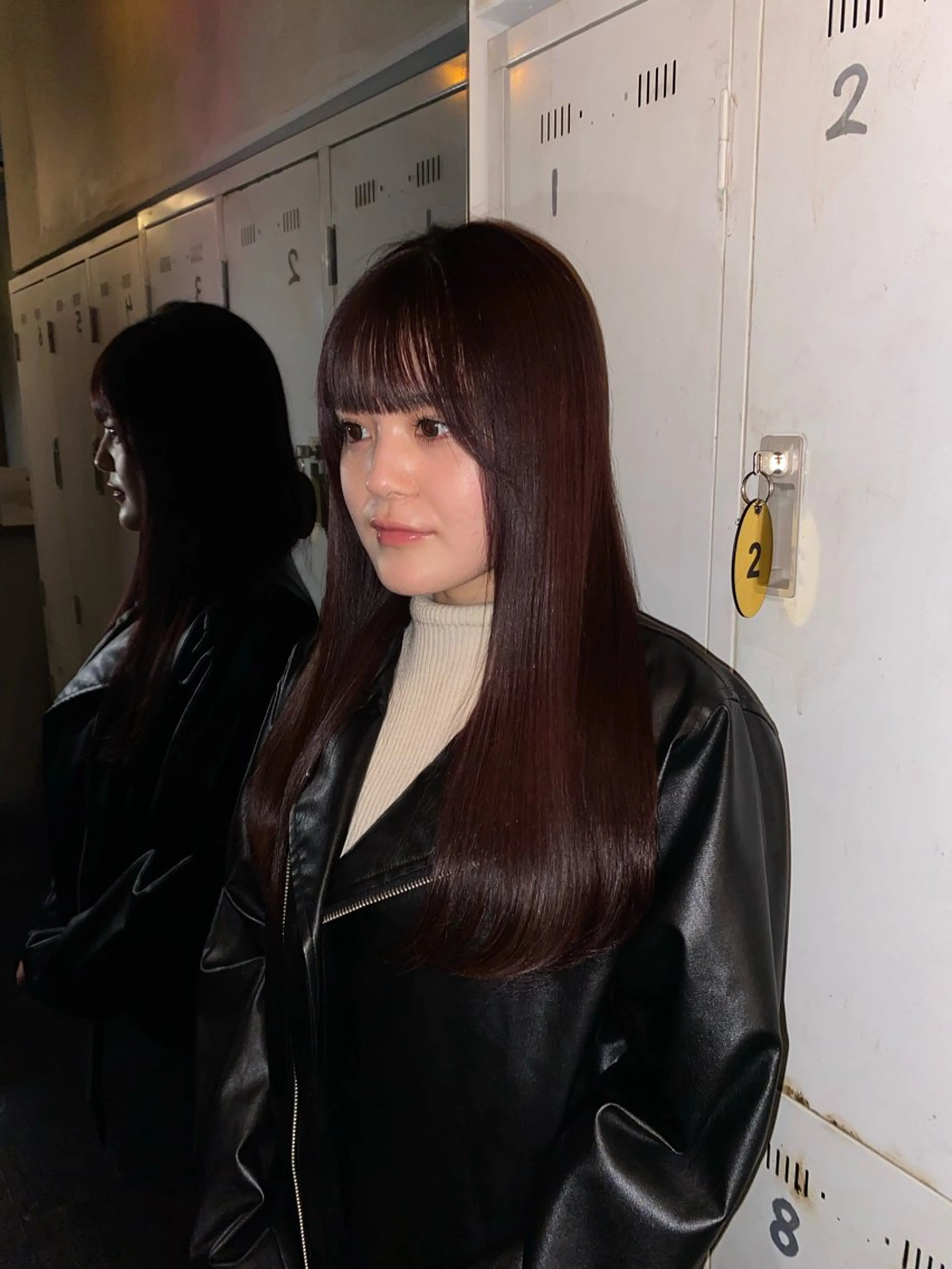 ロング カラー 野口 和真のヘアスタイル