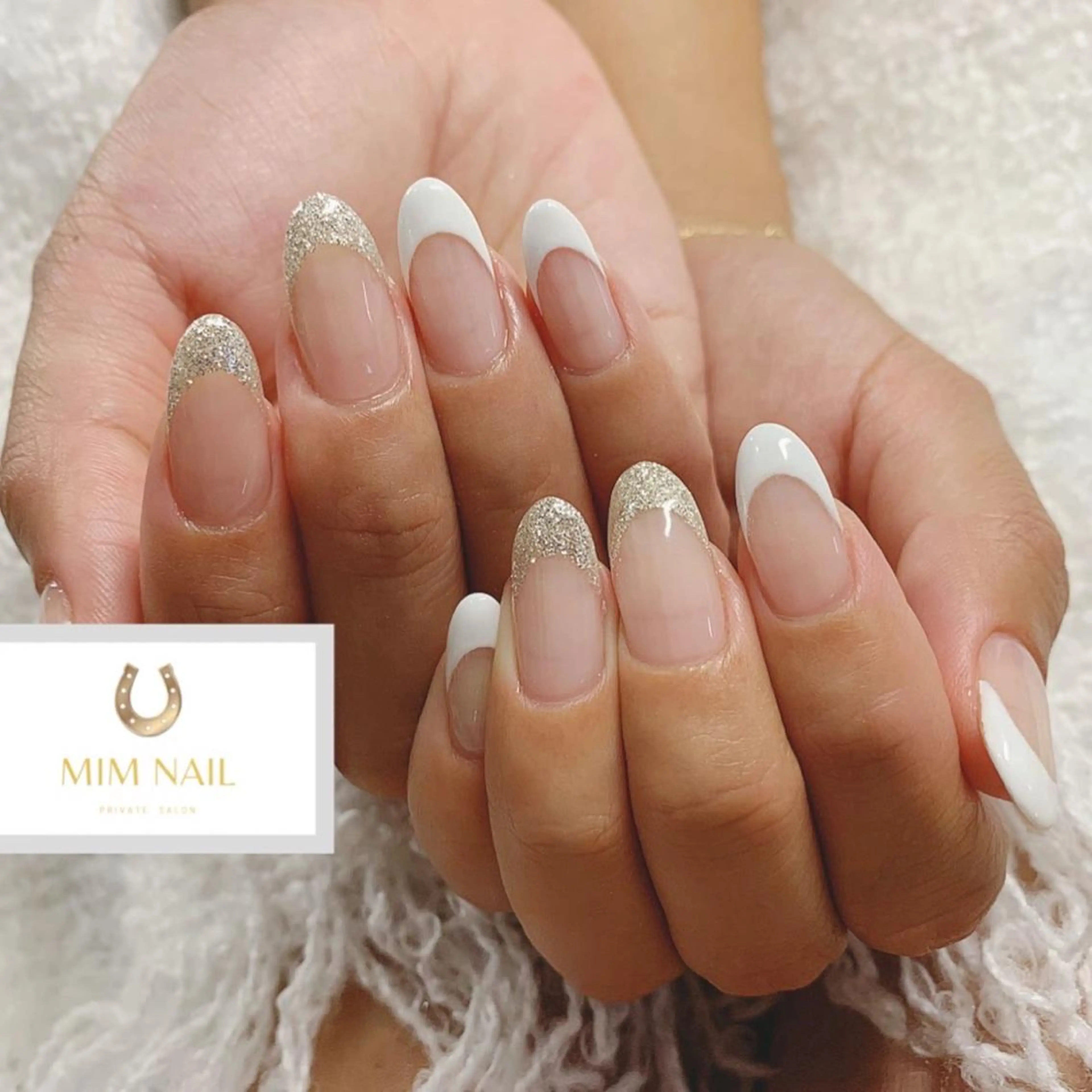 ネイル フレンチネイル *･*MIMnail *･゜ﾟ･*:･*のネイルデザイン