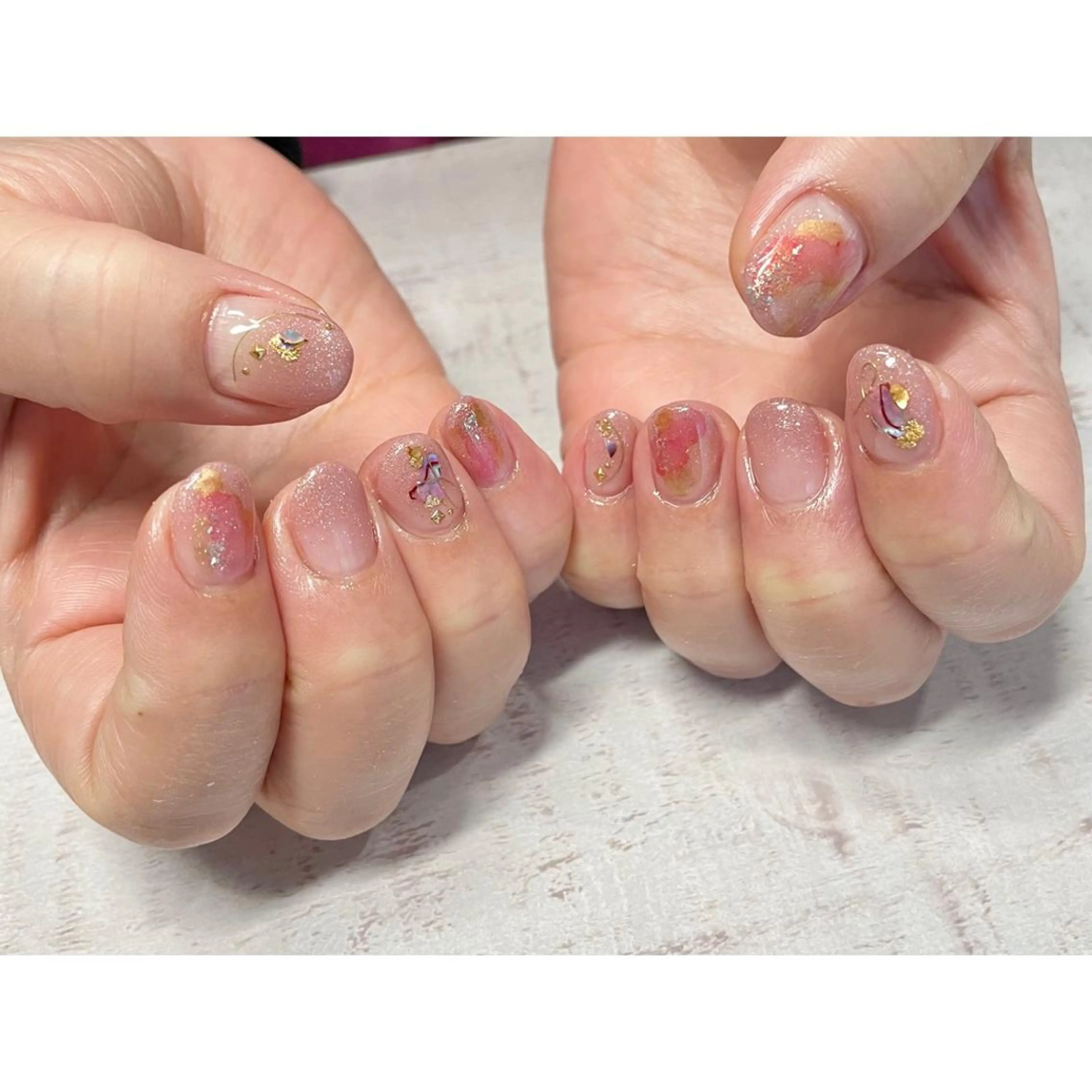 ネイル 𖡼 yumenoのネイルデザイン