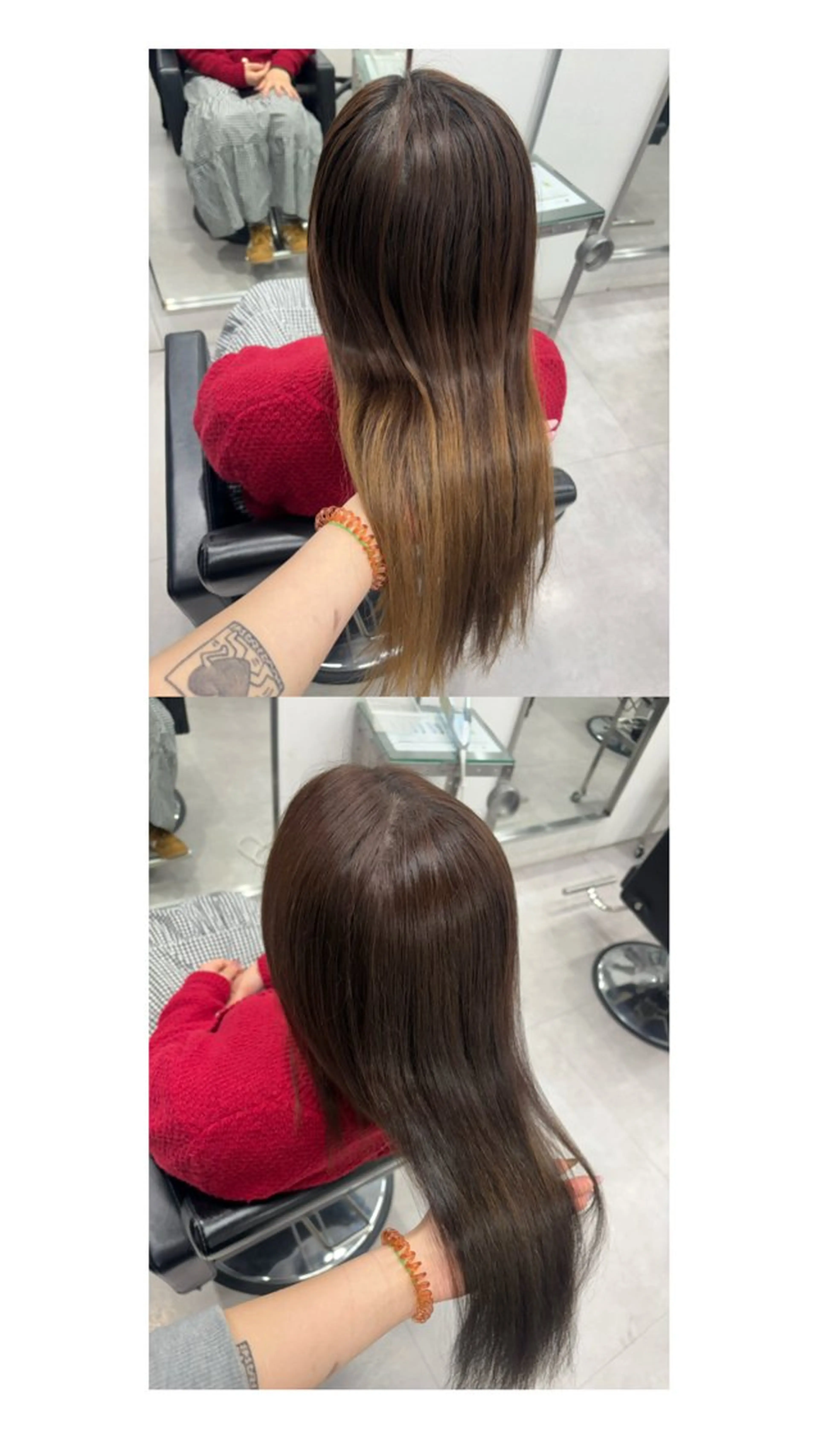 カラー ブラウンカラー ショコラブラウン ヘアカラー Mi yuのヘアスタイル