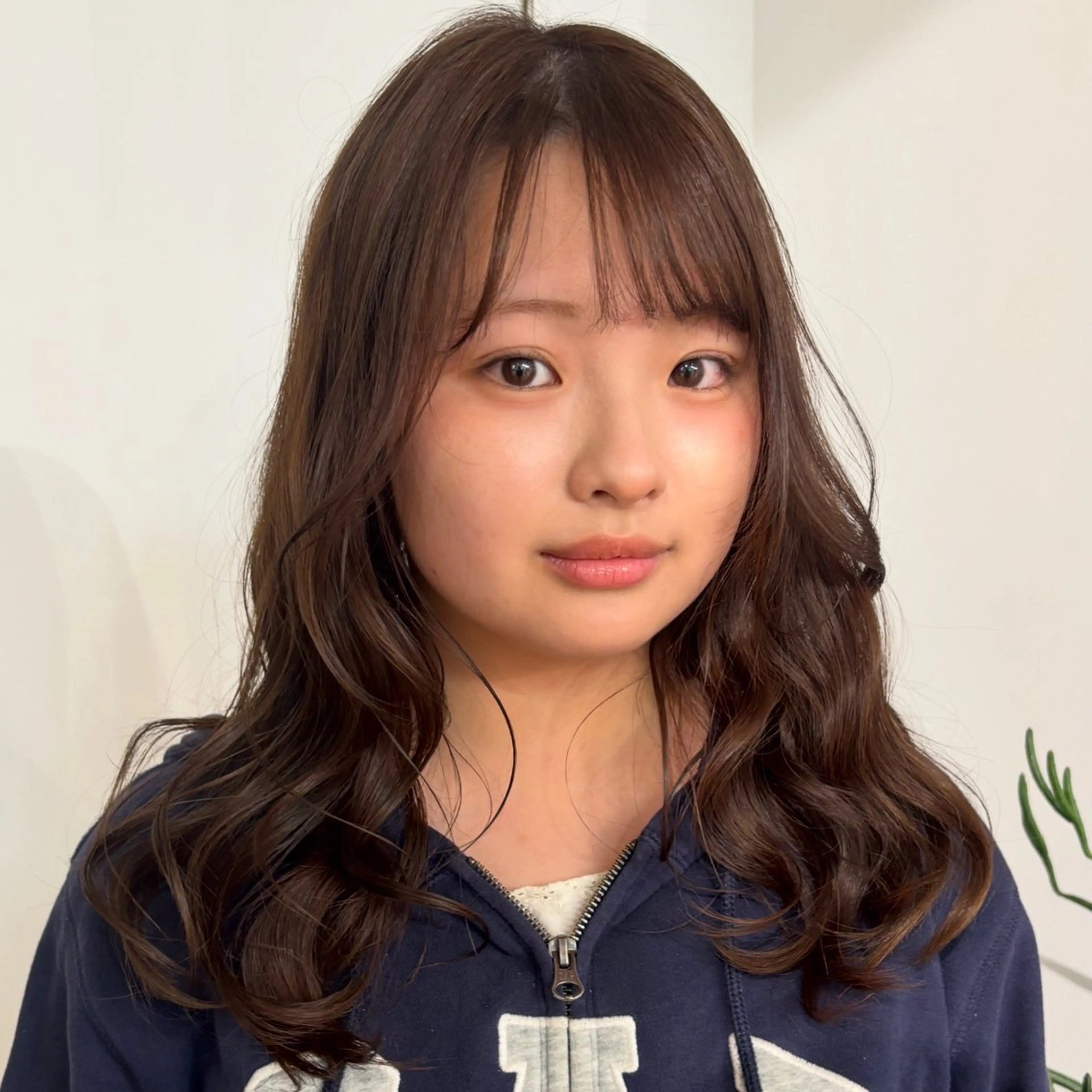 セミロング カラー cashel tokyoレッスンのヘアスタイル