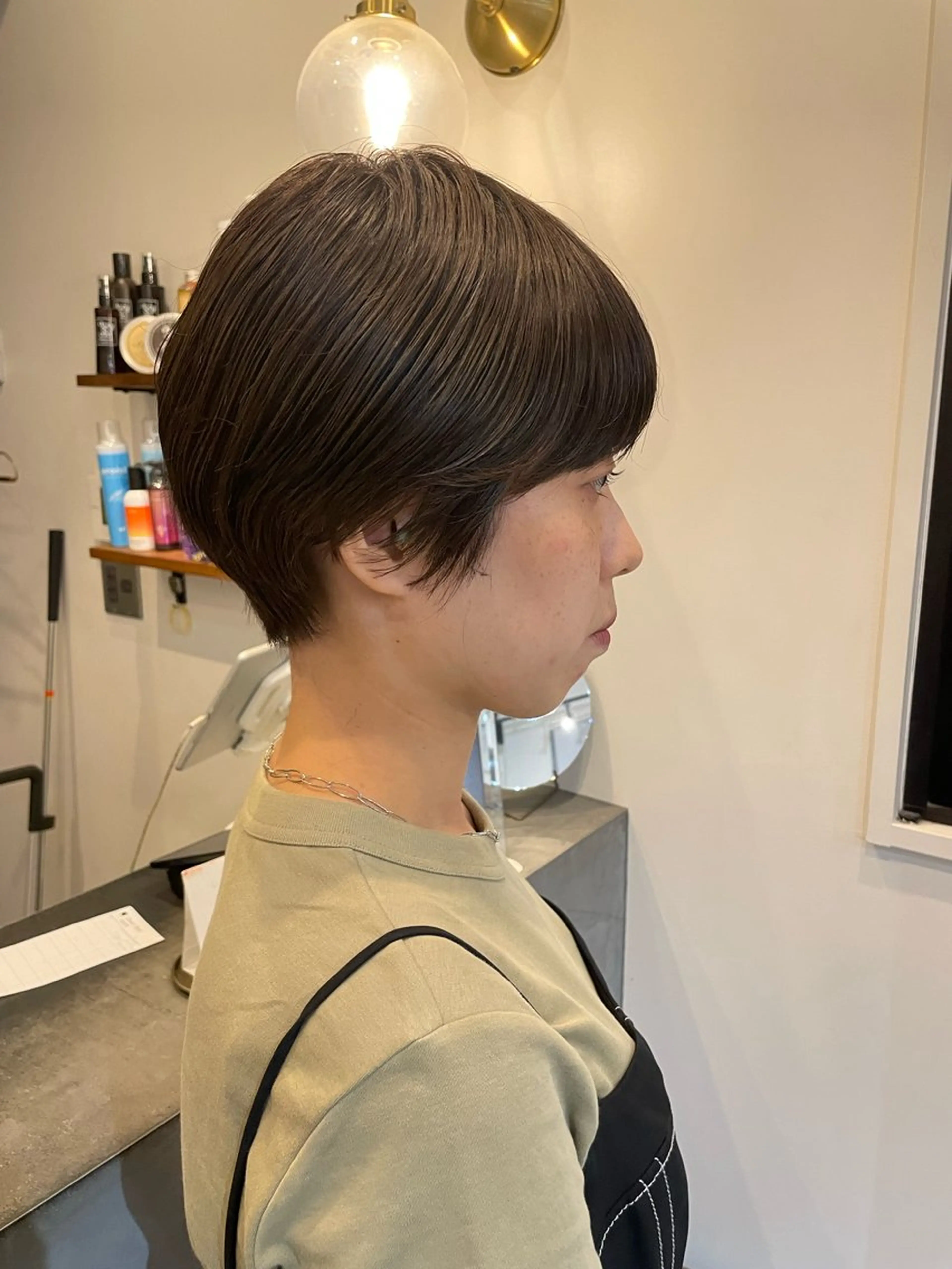 ショート カット ヘアカラー トリートメント ボブ／パーマ指名 No. 1🍃れんとのヘアスタイル