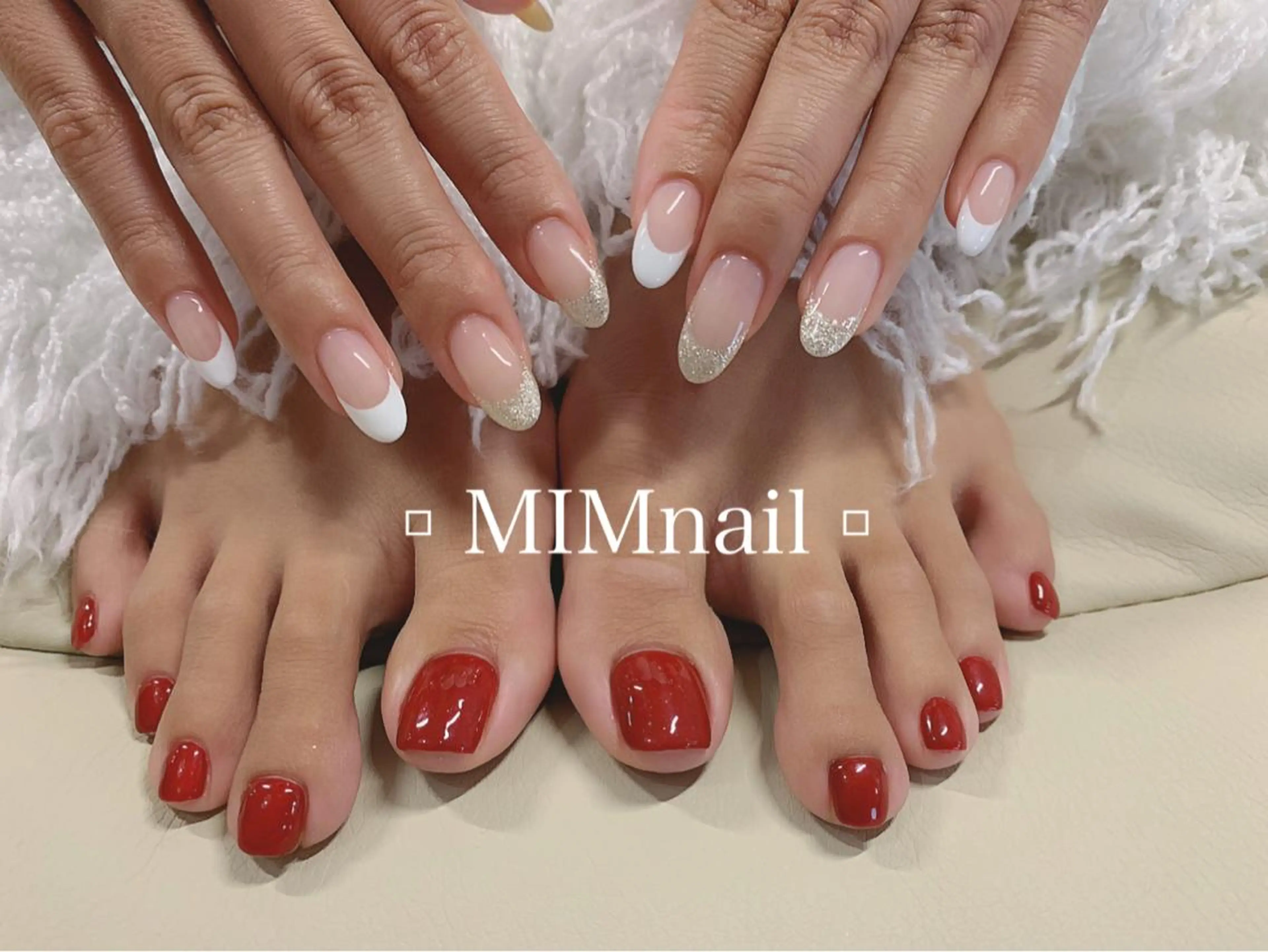 ネイル フットネイル *･*MIMnail *･゜ﾟ･*:･*のネイルデザイン