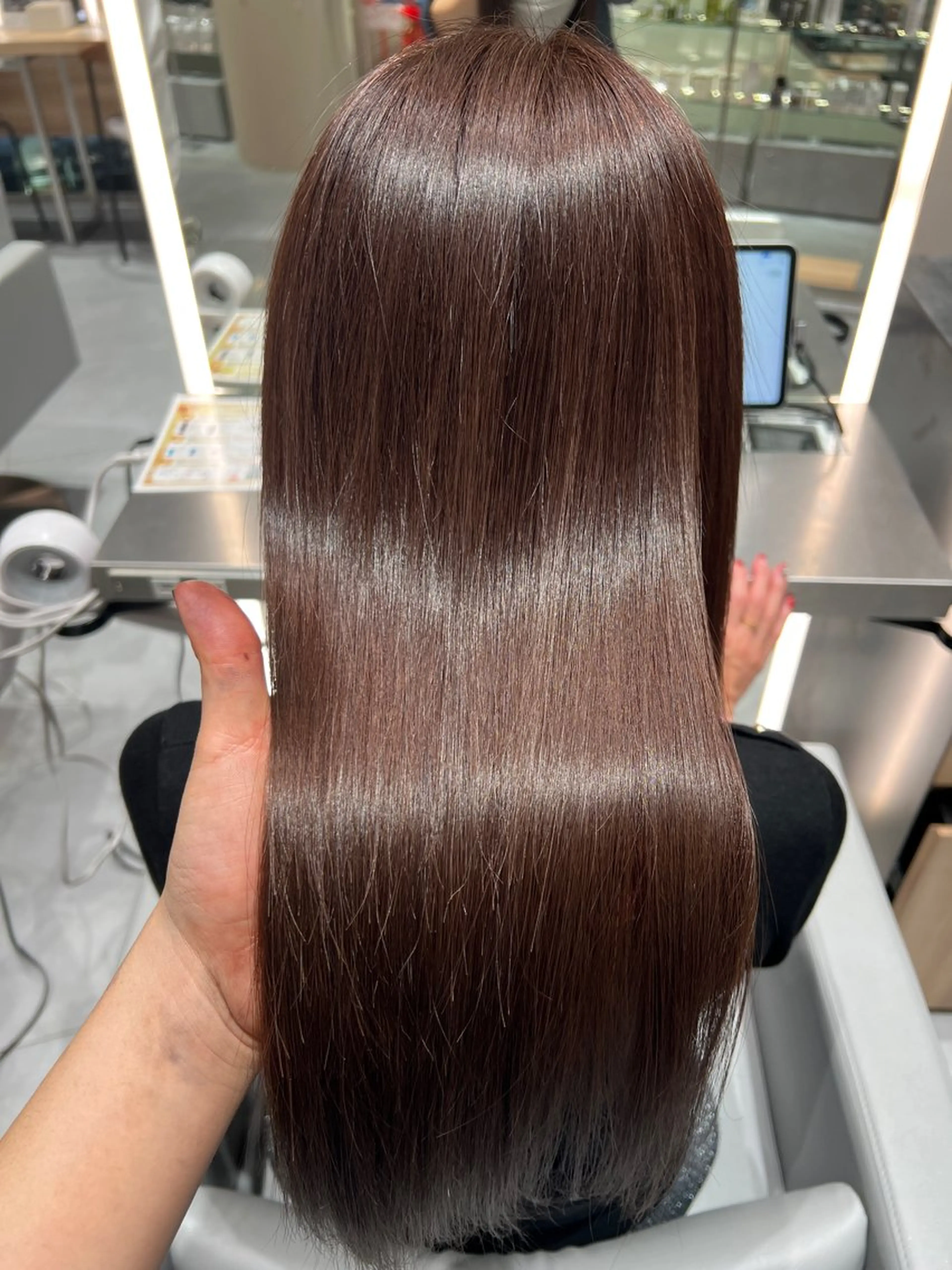 ロング カラー ブラウンカラー チョコレートブラウン 透明感カラー kako　ショート ボブのヘアスタイル