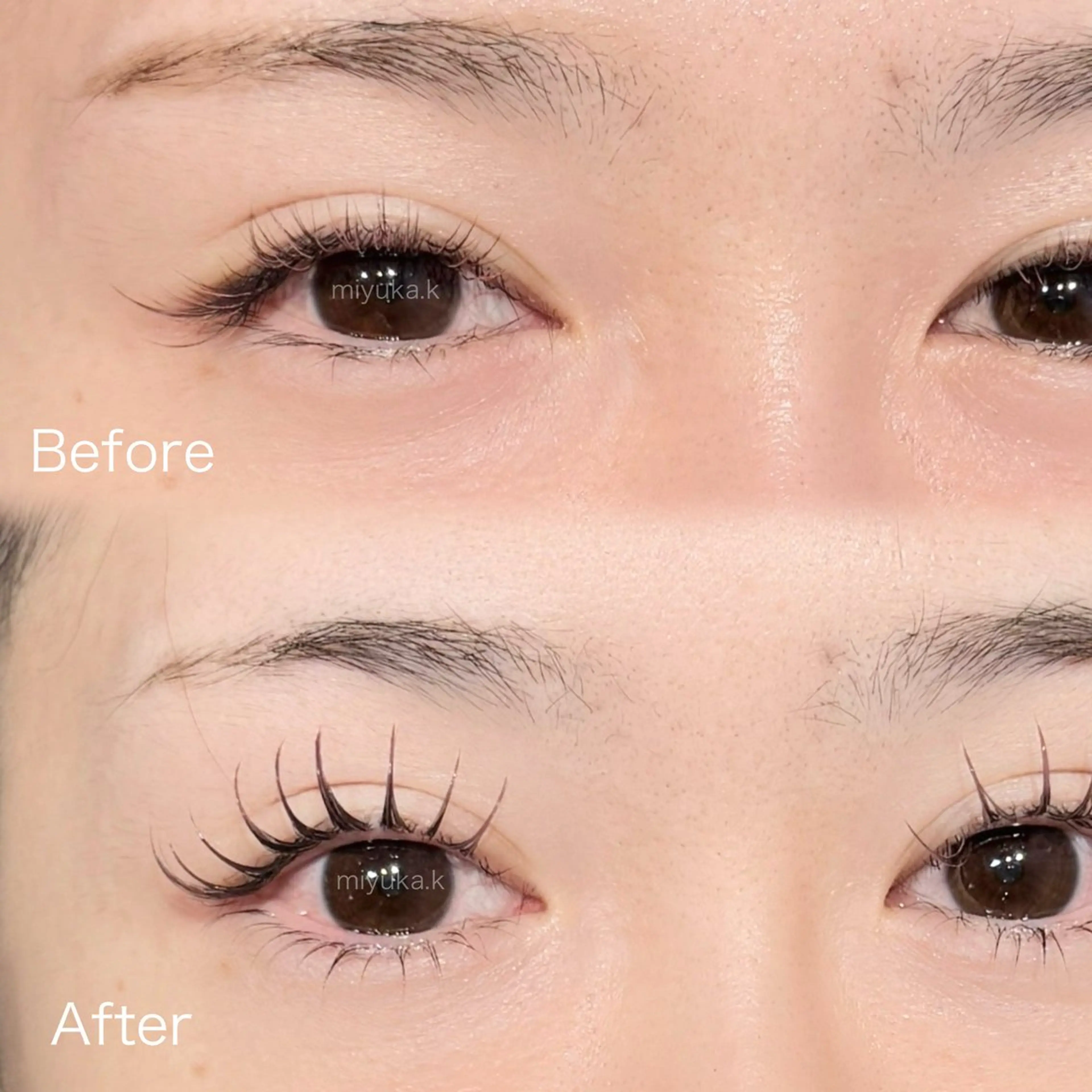 マツエク・マツパ Miyuka｜束感 マツエク｜パーマ🫧のマツエク・マツパデザイン