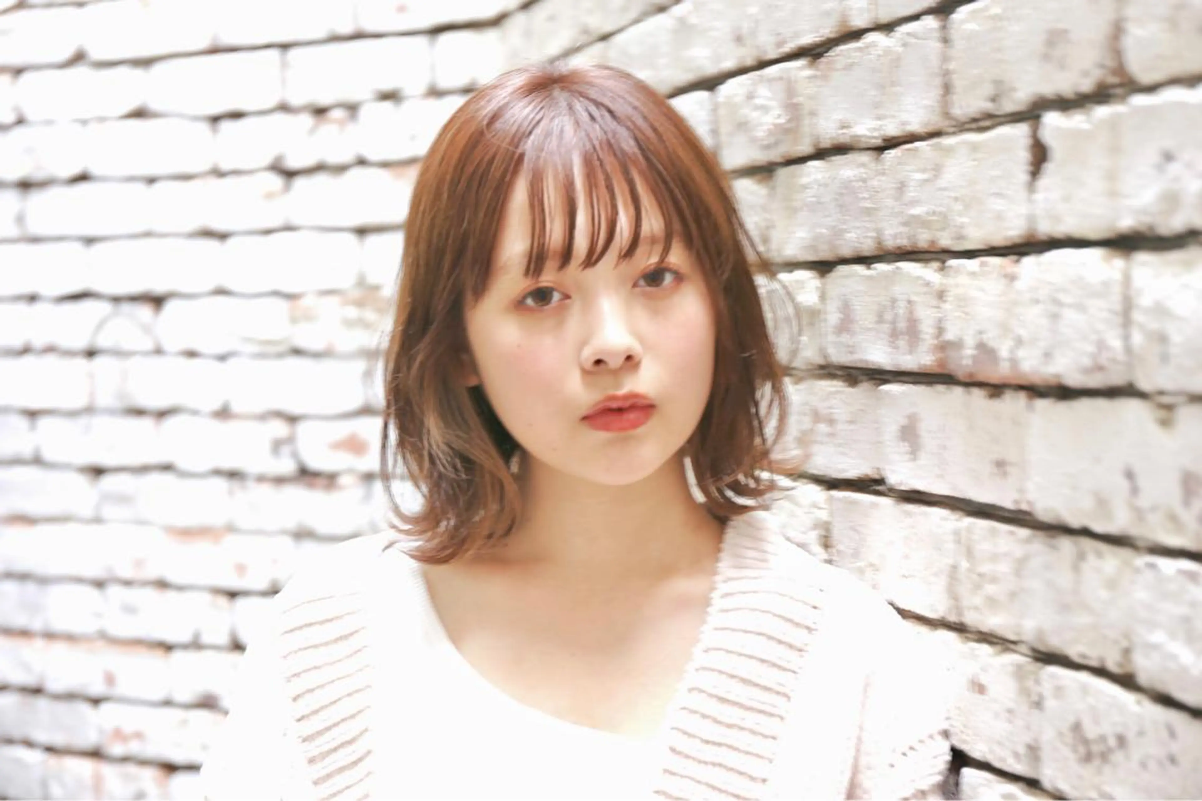 ミディアム カット ヘアカラー 🔷ブリーチバレイヤ ージュ🔷飯野達也のヘアスタイル