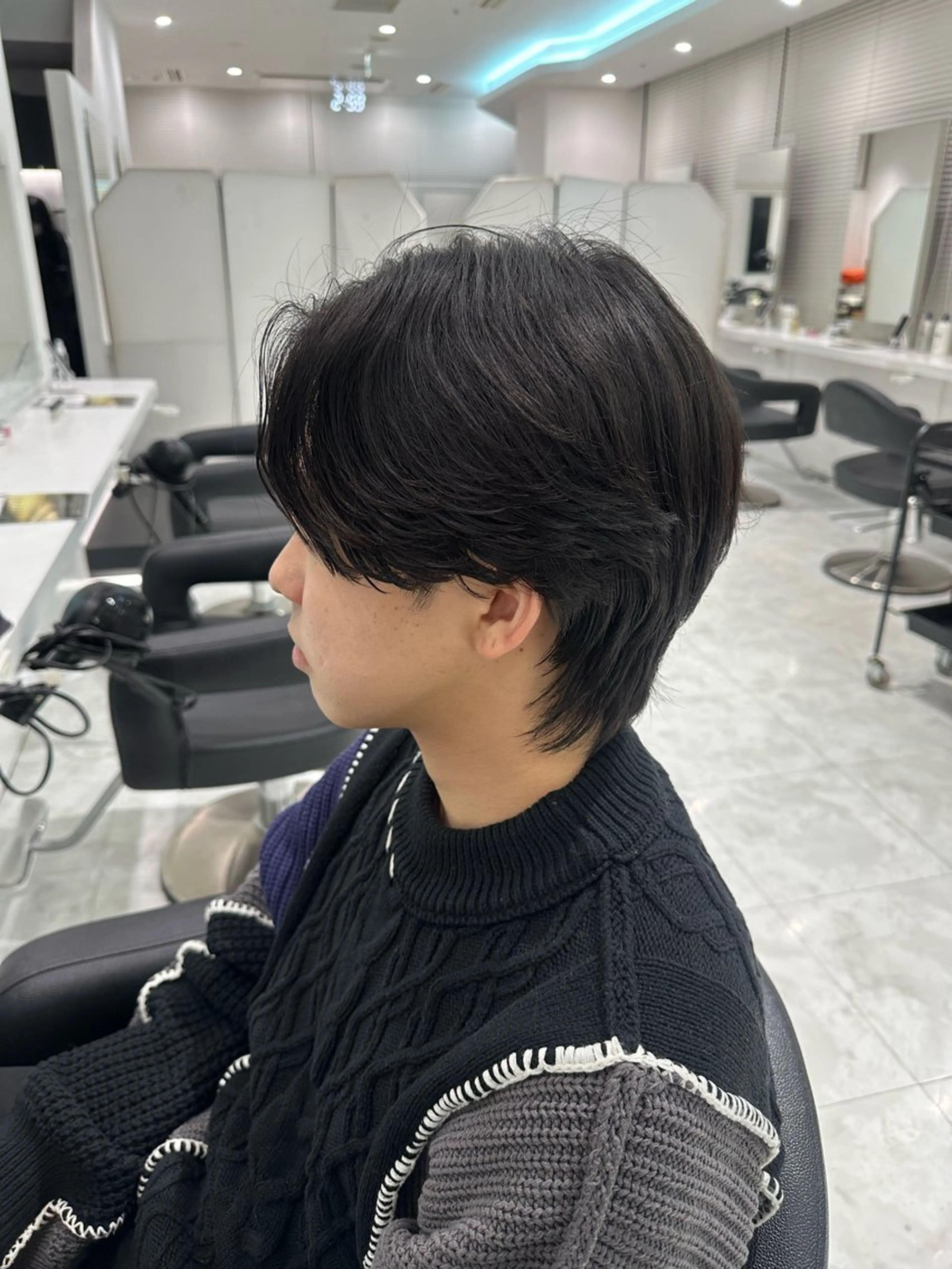 ショート パーマ メンズ カット ヘアカラー 🐺メンズパーマ 特化　あさひ🐺のヘアスタイル