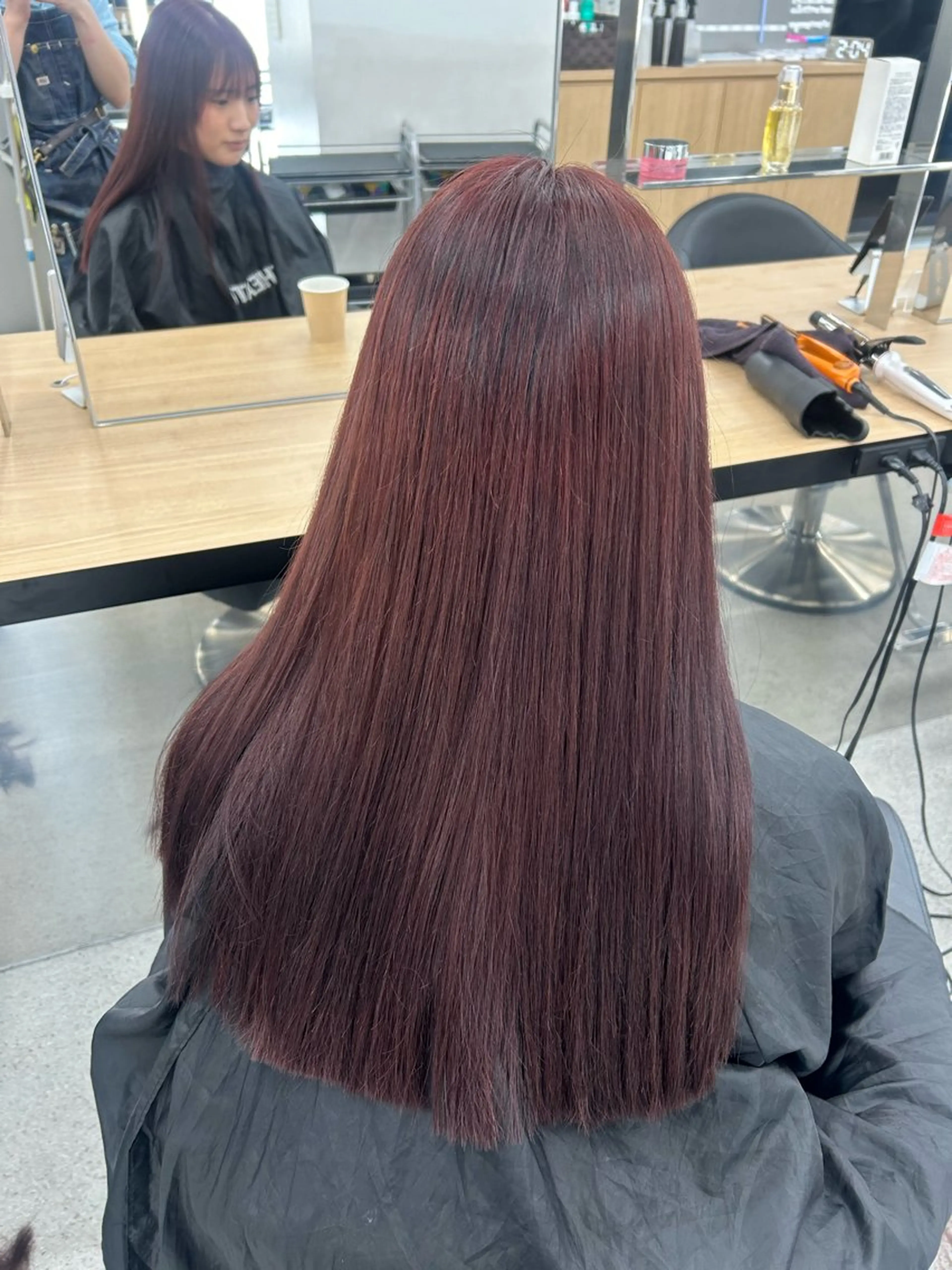 ロング カラー 愛結 暖色カラー🎀🩰のヘアスタイル