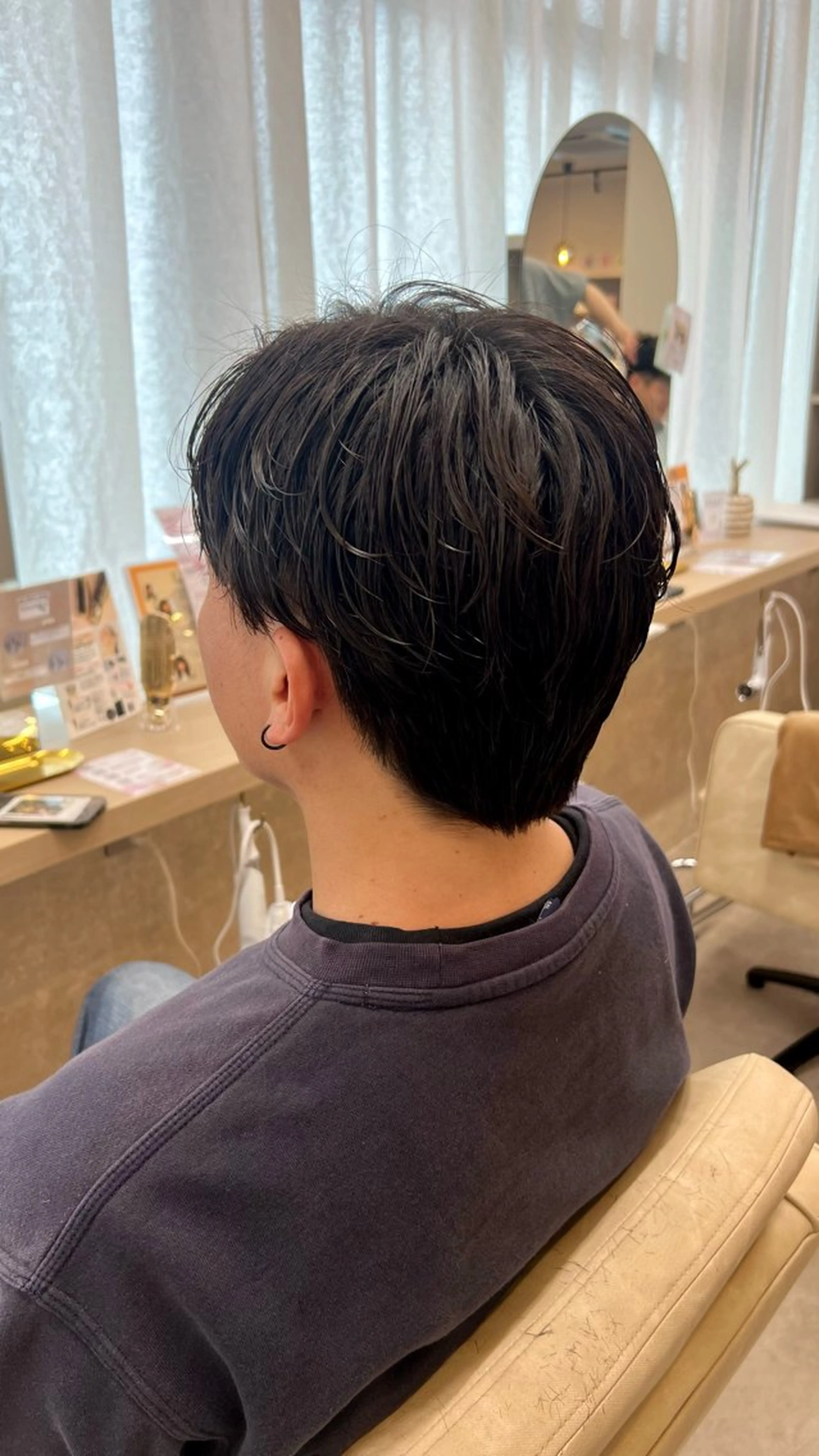 メンズ カット 山下 稚葉 艶髪/透明感カラーのヘアスタイル