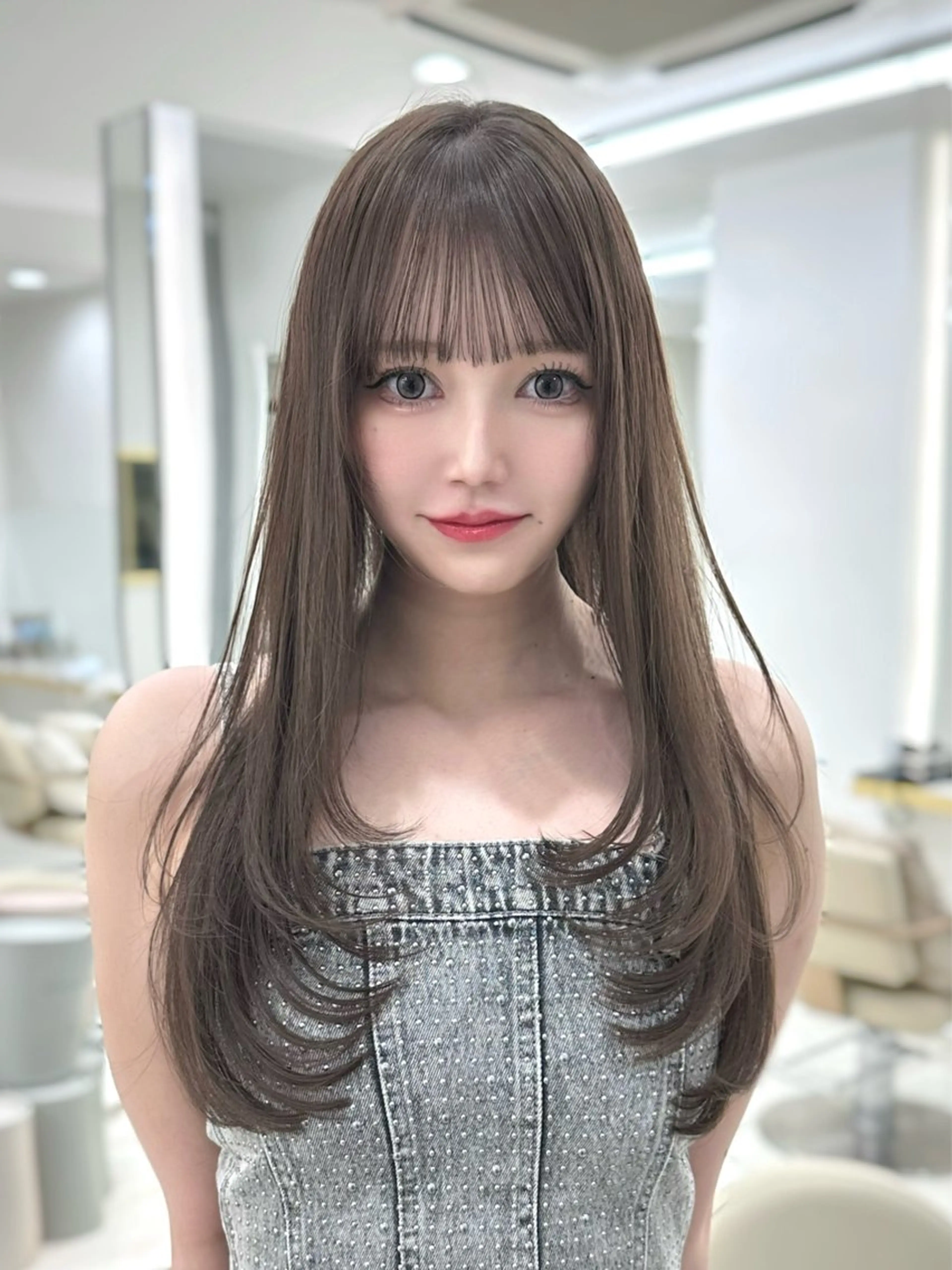 ロング カラー MAEUL   NAGOYA所属・kaho /レイヤーカットのヘアスタイル