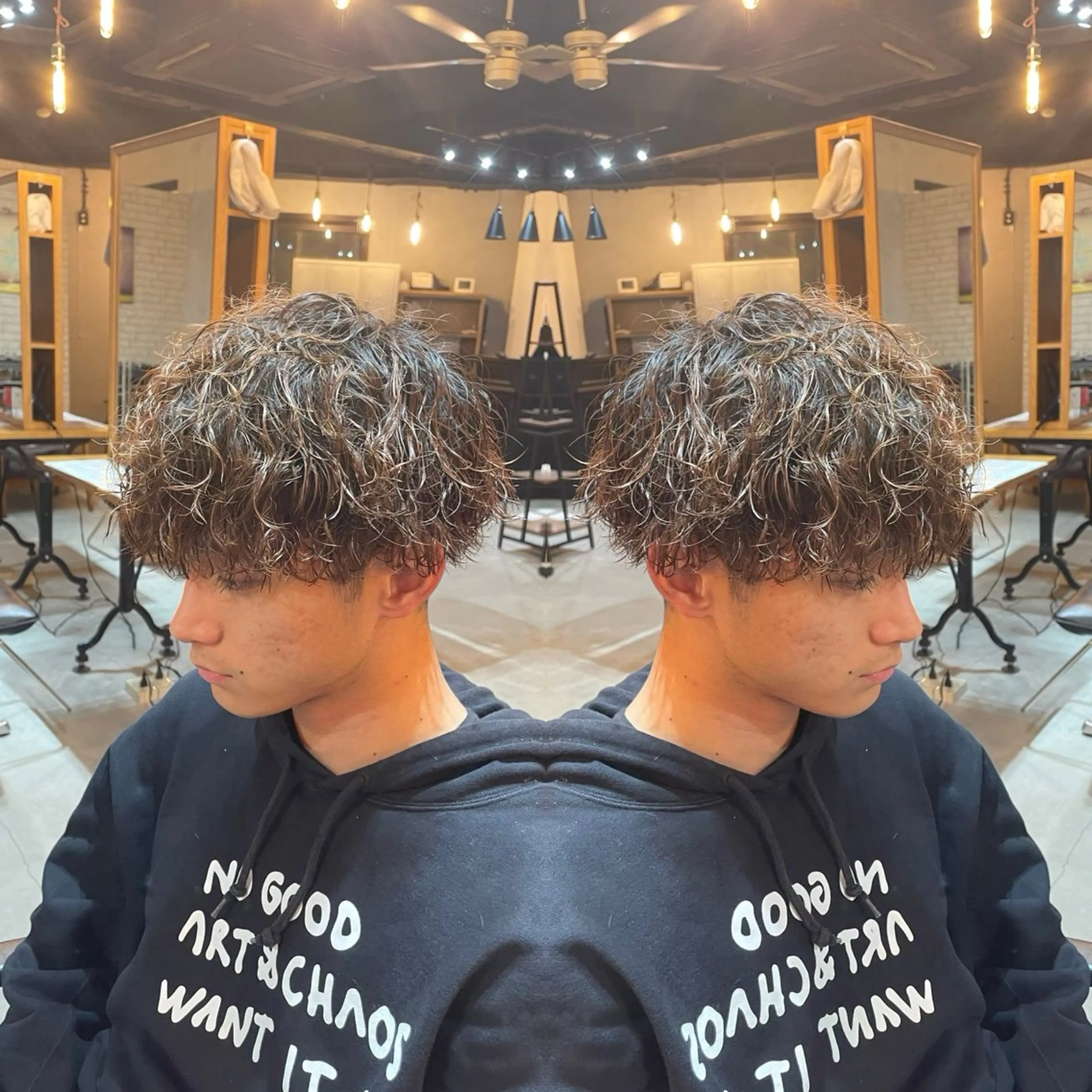 パーマ メンズ カット メンズ特化/ショート /ツイスパ/結希のヘアスタイル