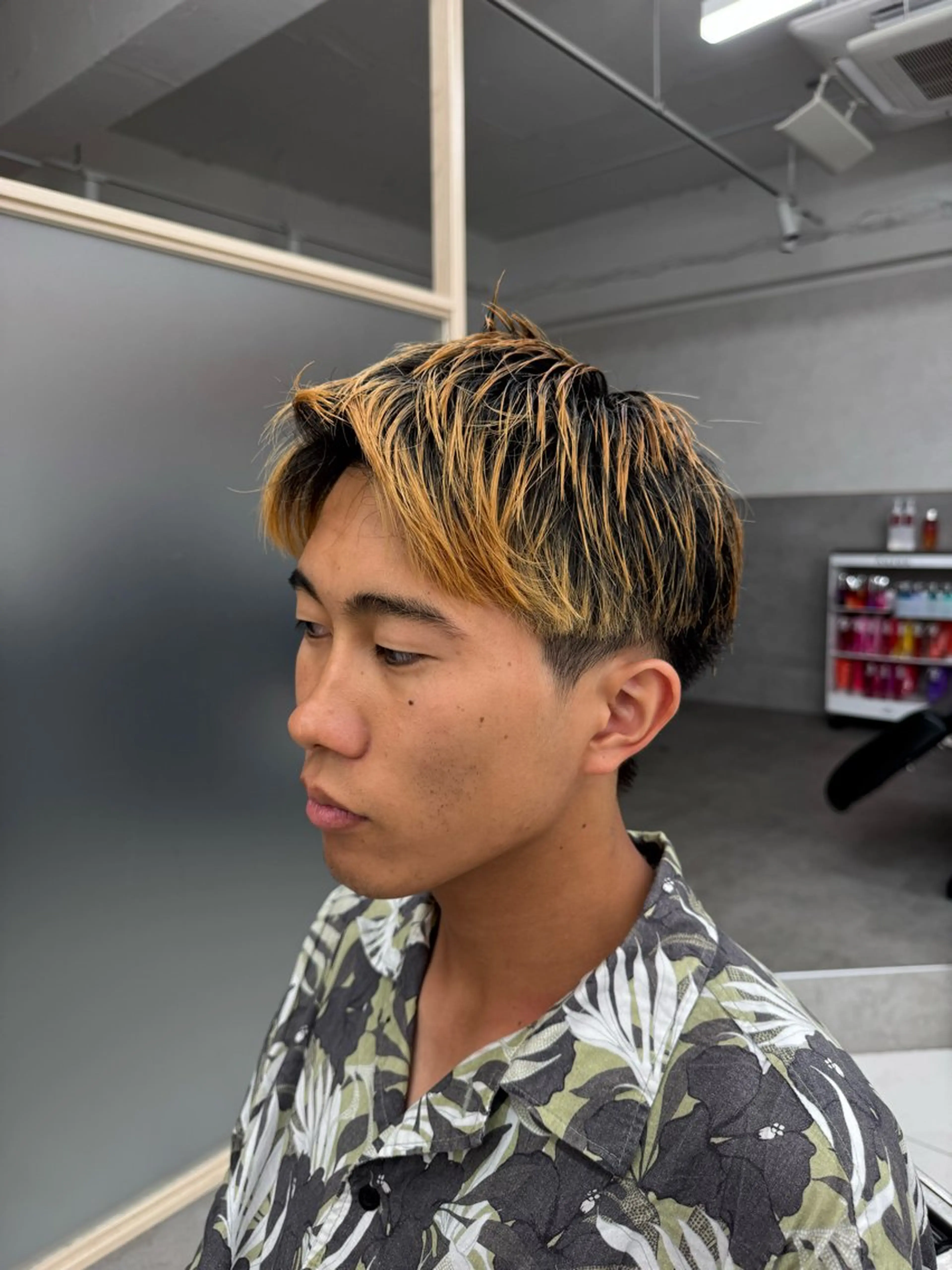 メンズカットの写真