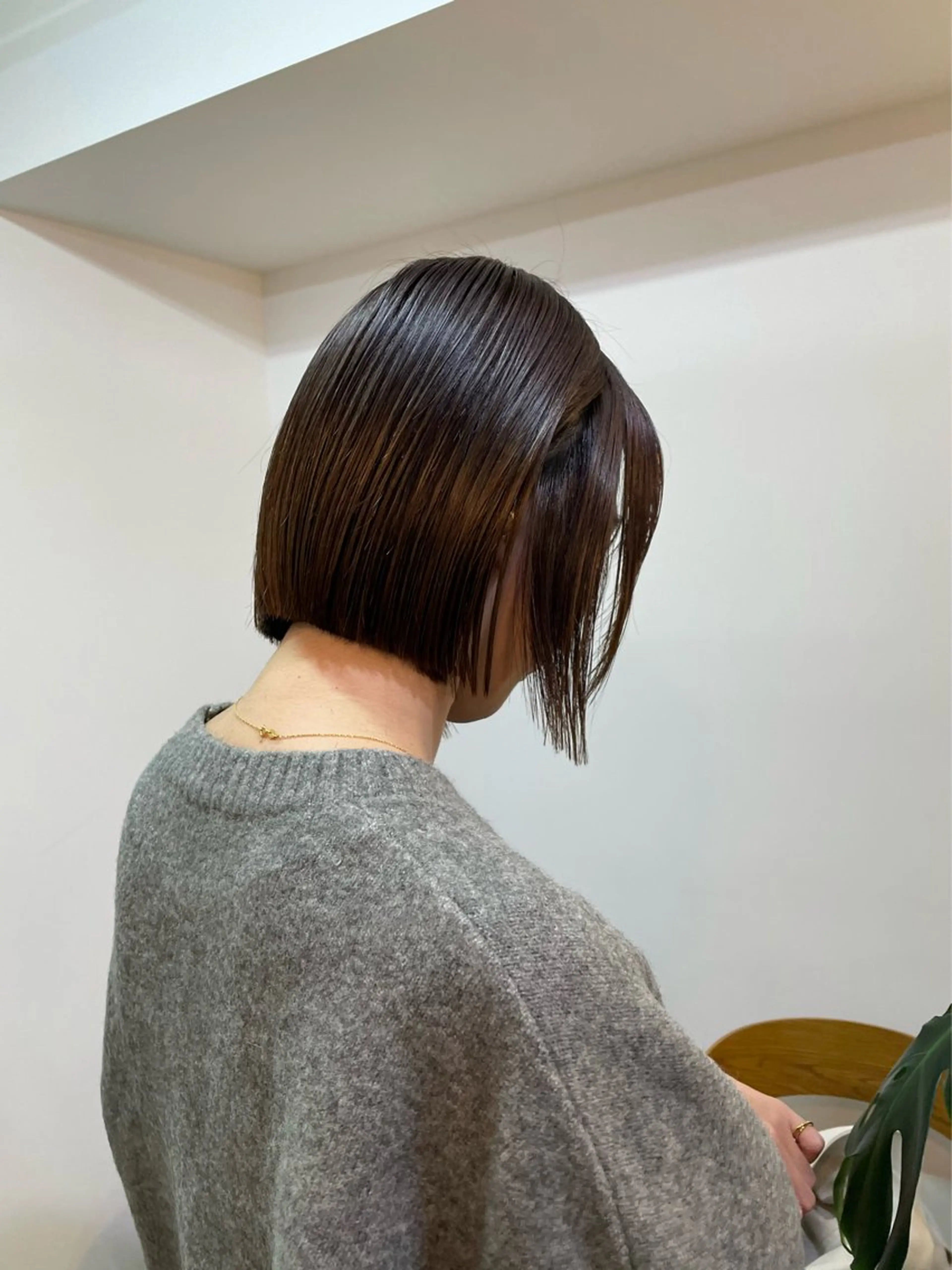 ミディアム 切りっぱなしボブ ボブ さかした ちなのヘアスタイル