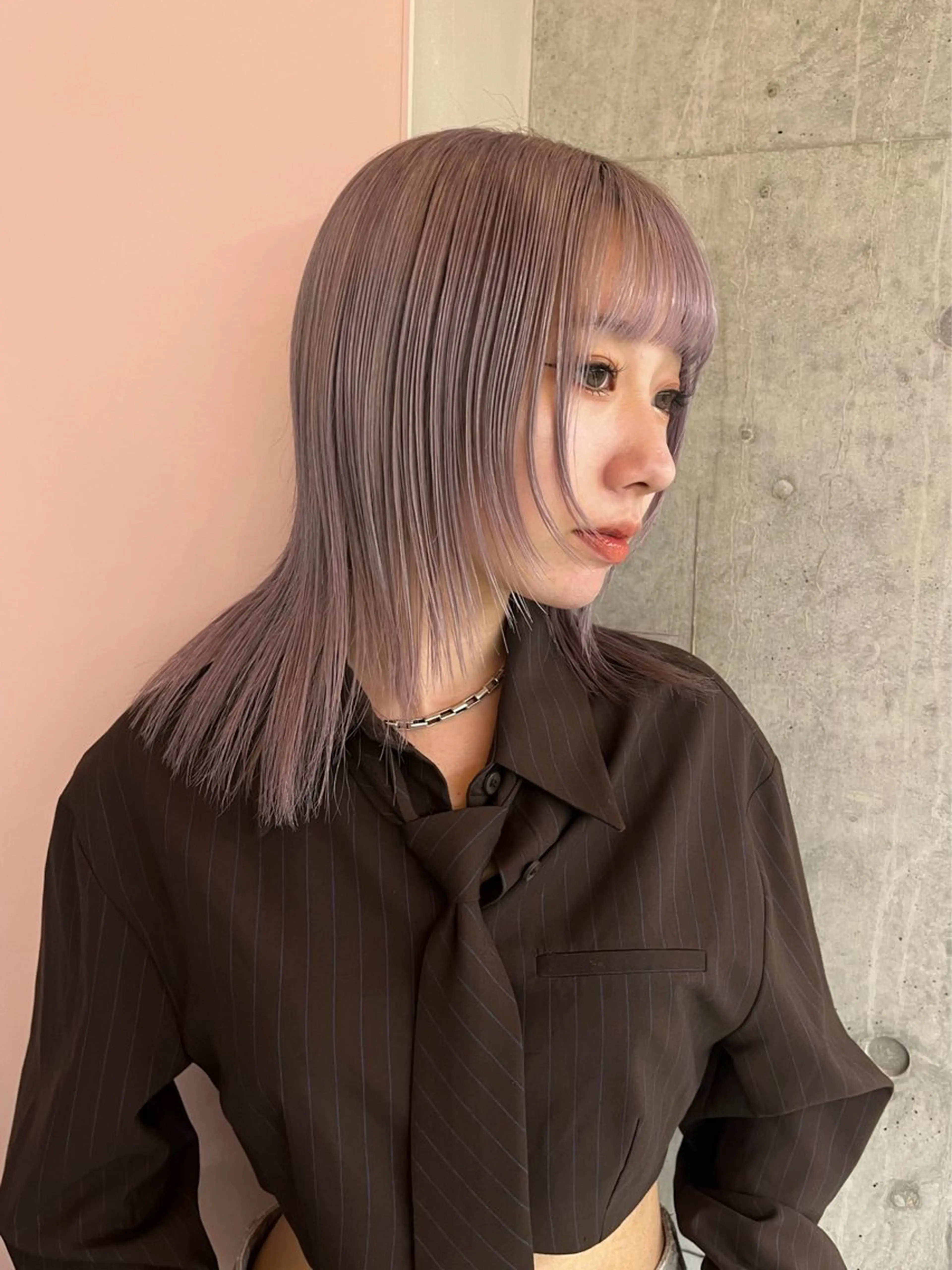 カラー 艶ブリーチ/表参道 ハイトーン /実乃梨のヘアスタイル