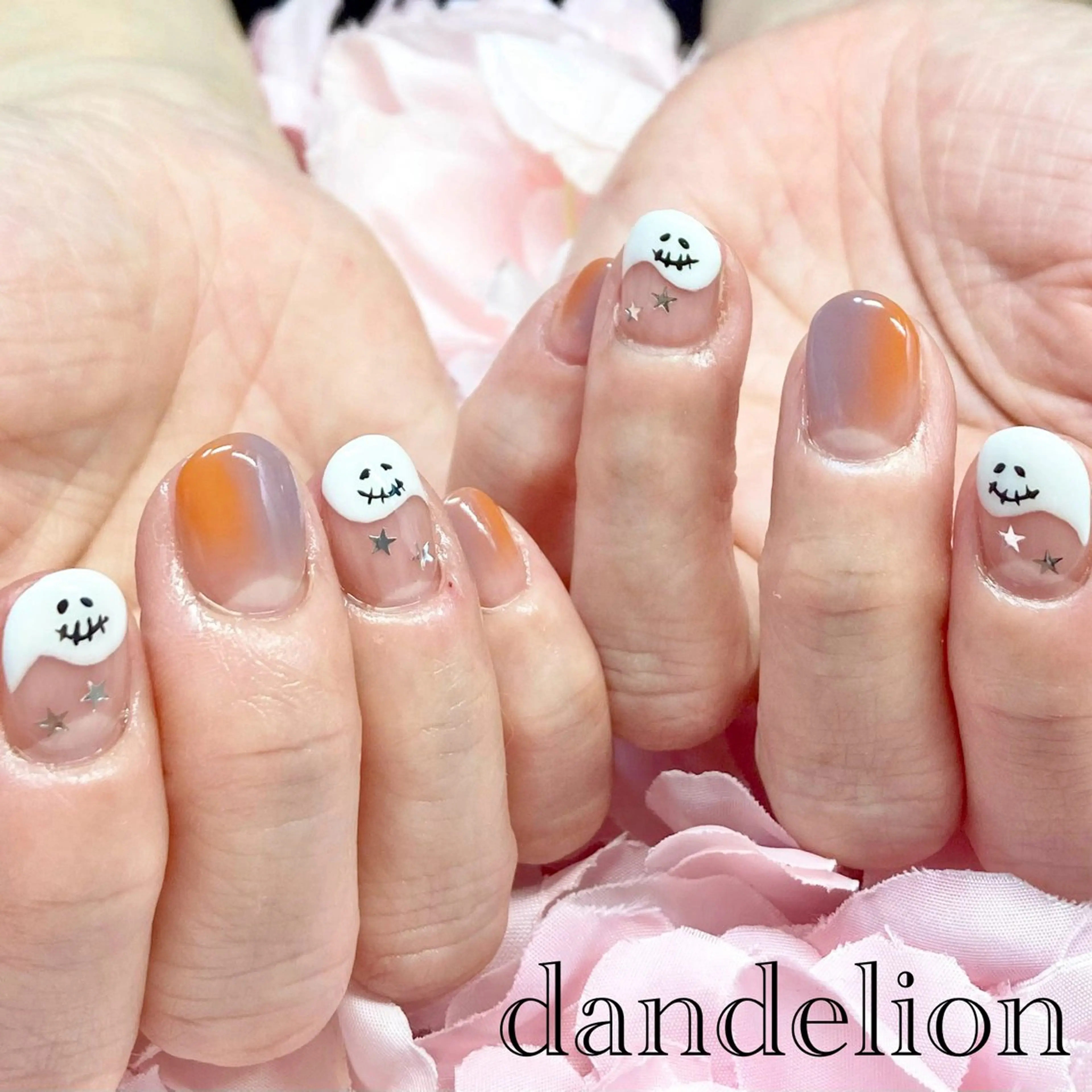 ネイル ハンドネイル ハンドケア dandelion ダンデライオンのネイルデザイン