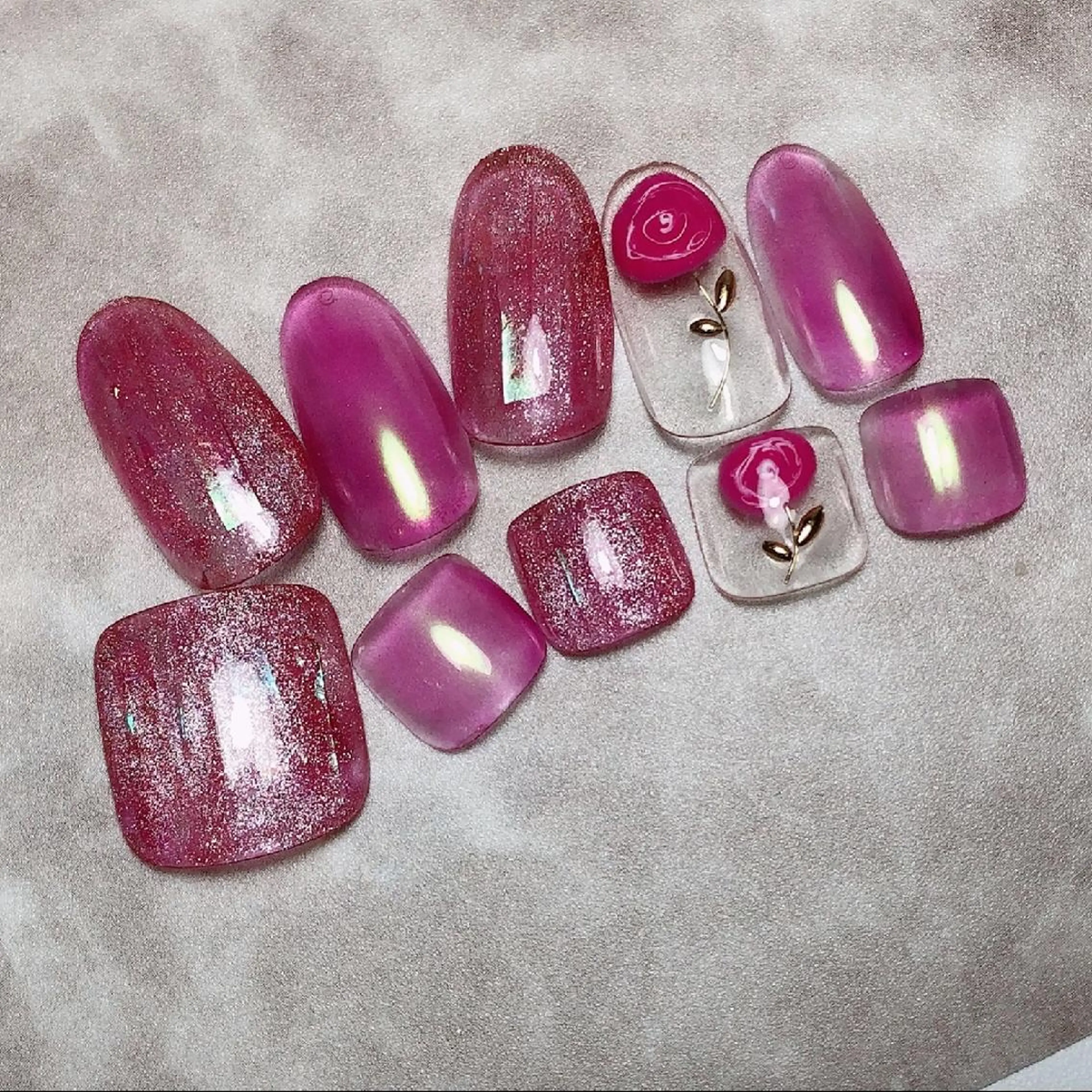 ネイル ハンドネイル Nail salon Purem🐾所属・Nail salon Purem🐾のネイルデザイン