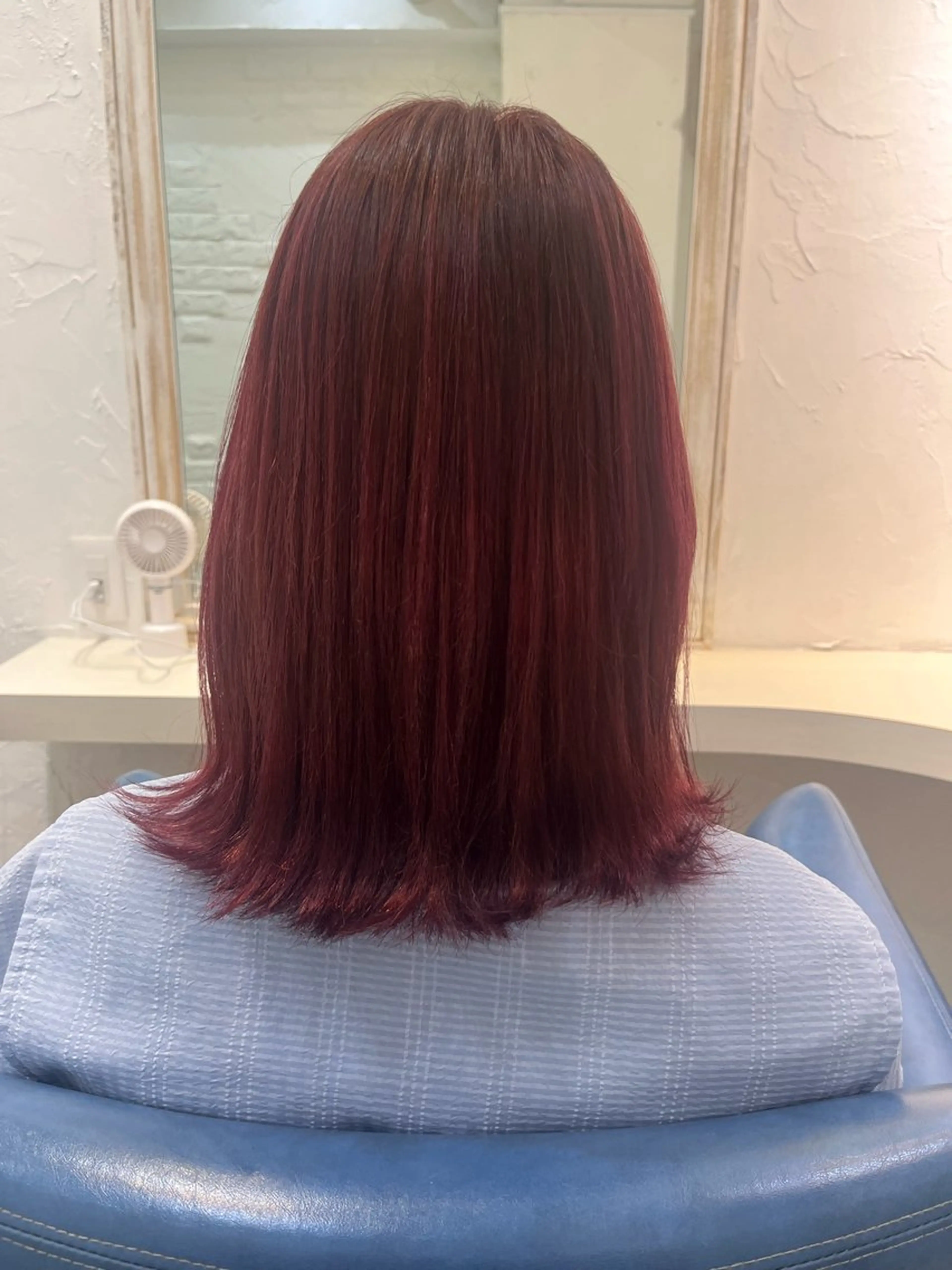 ミディアム カラー ヘアカラー ヘッドスパ uros.所属・🩵aiko / モデル募集中️🩵のヘアスタイル