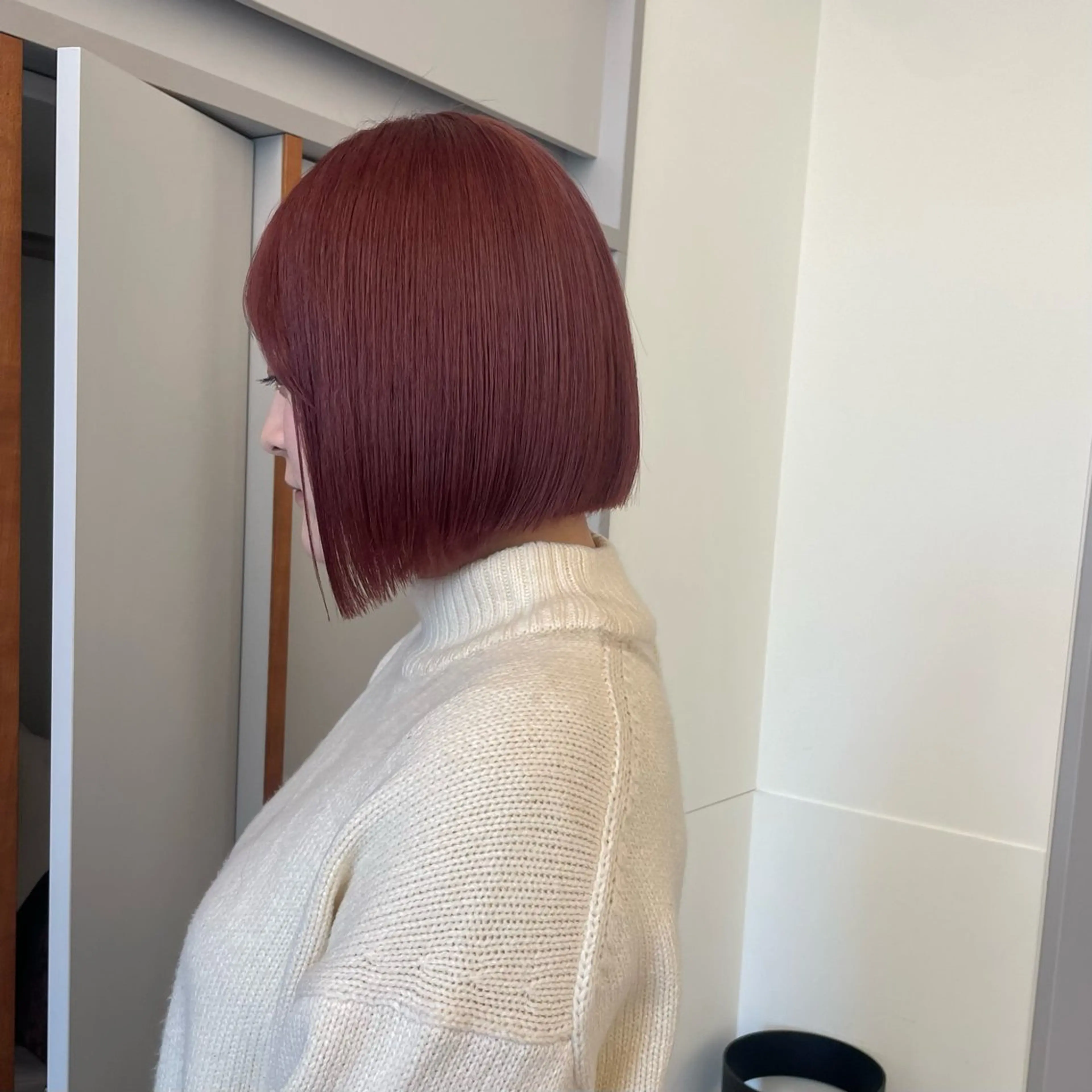 ショート カラー ベージュカラー ブリーチ 透明感カラー ダブルカラー ヘアカラー トリートメント ブリーチ/レイヤー 🌻Mutsumiのヘアスタイル