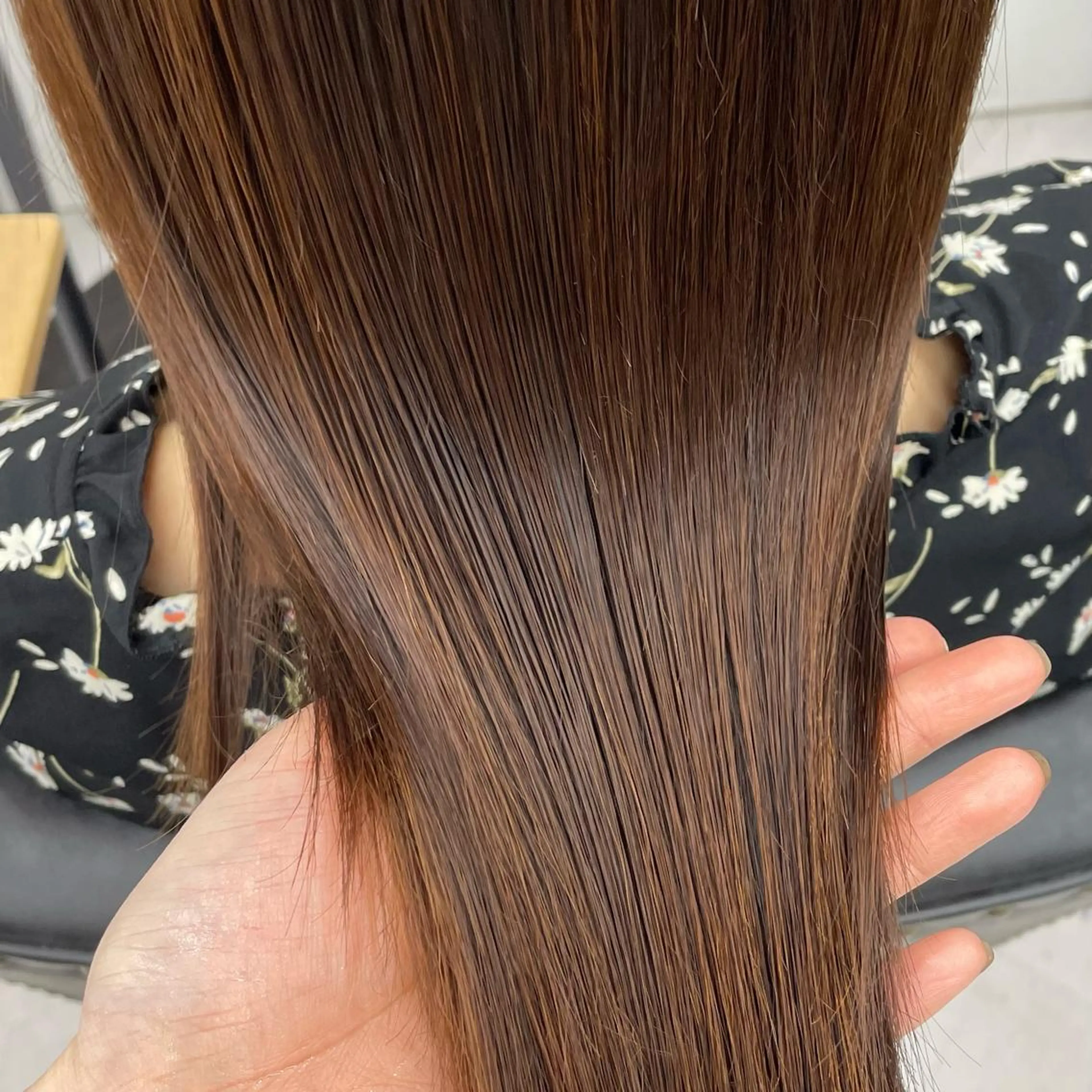 ショート カラー パーマ ヘアアレンジ メンズ キッズ ネイル マツエク・マツパ アイブロウ 酸性ストレート ストレートパーマ mona/ ストレートスタイル✨のヘアスタイル