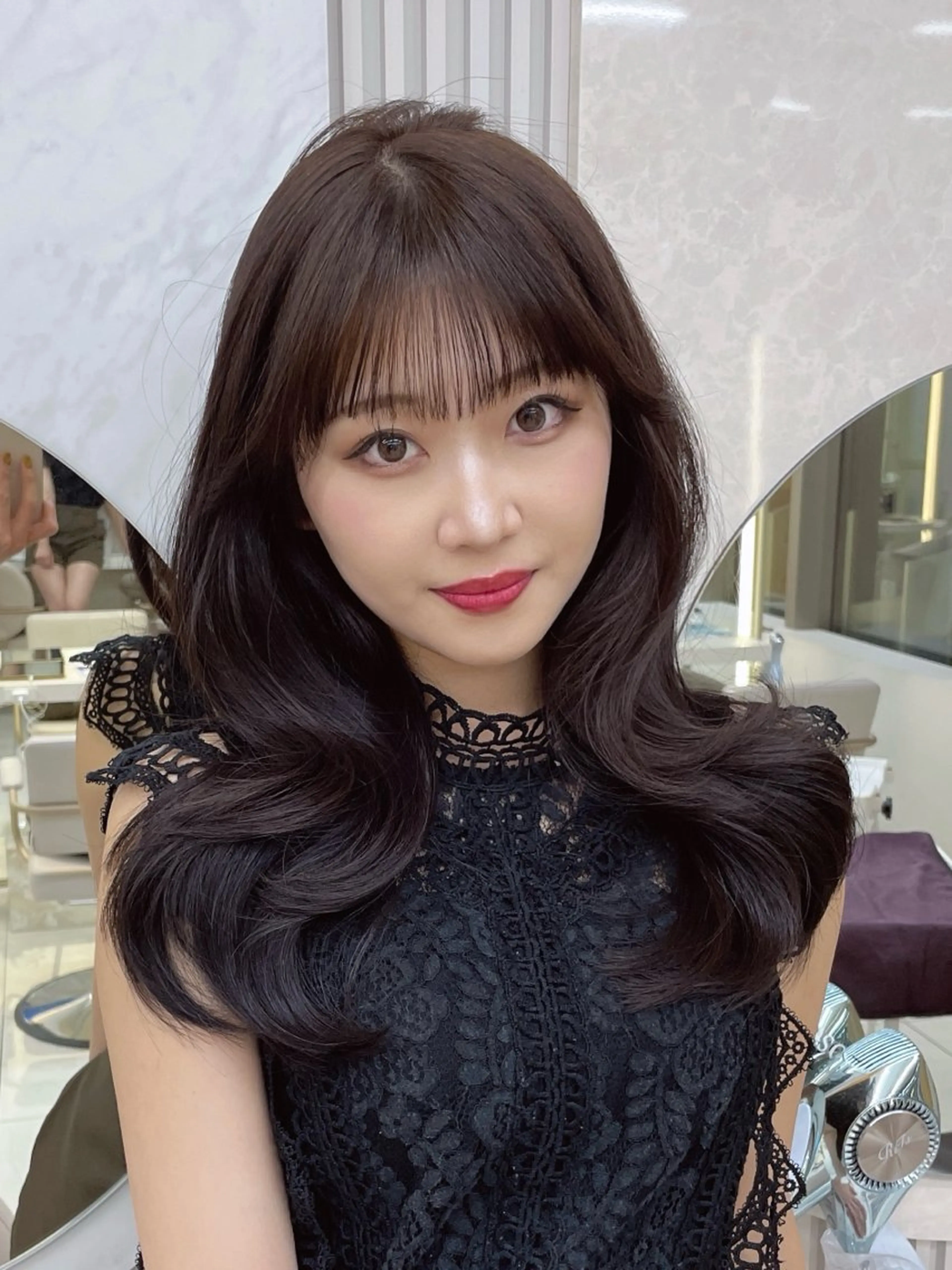 ロング カット 顔周り/透明感カラー /韓国ヘア/TAKUのヘアスタイル