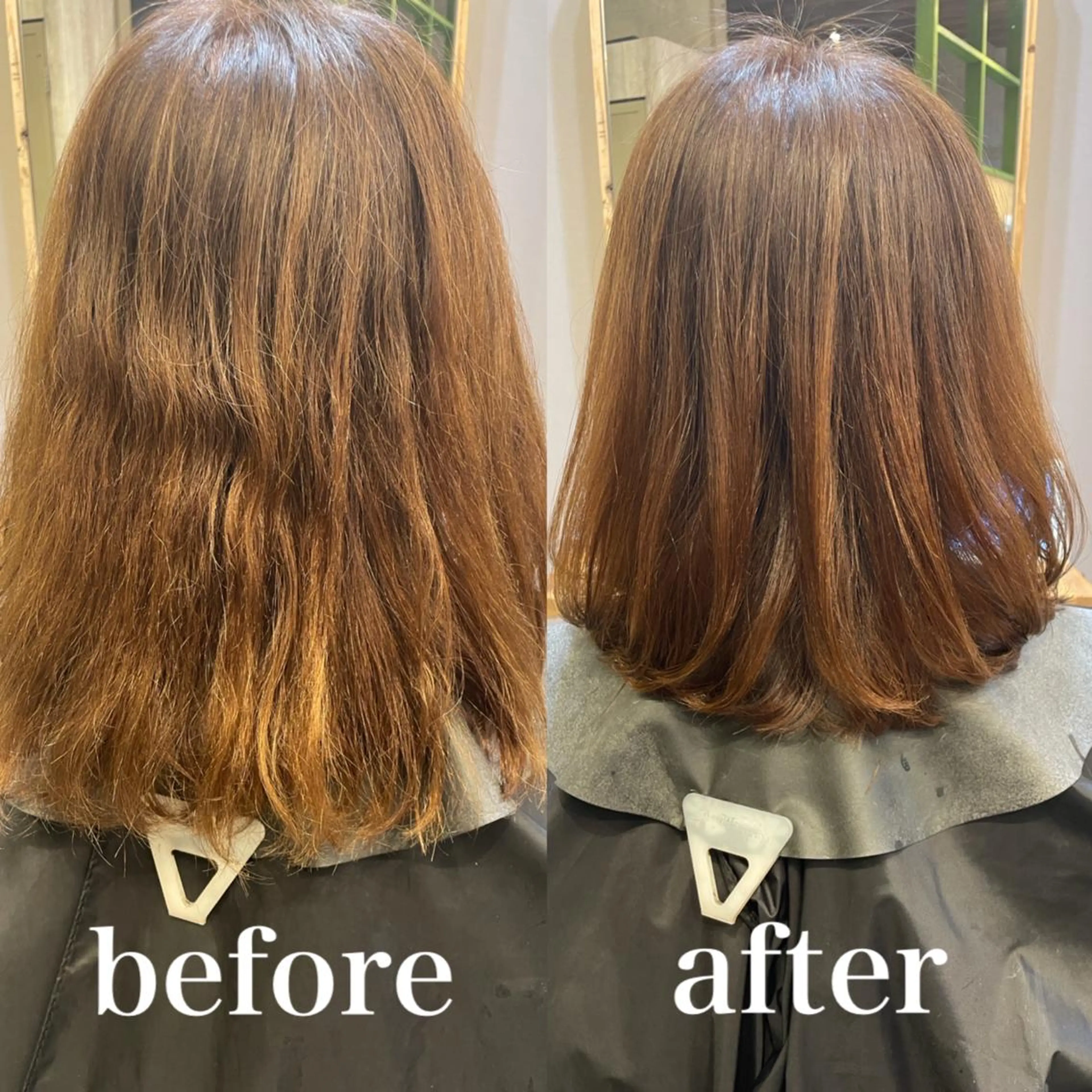 セミロング 縮毛矯正/髪質改善 主税巧一のヘアスタイル