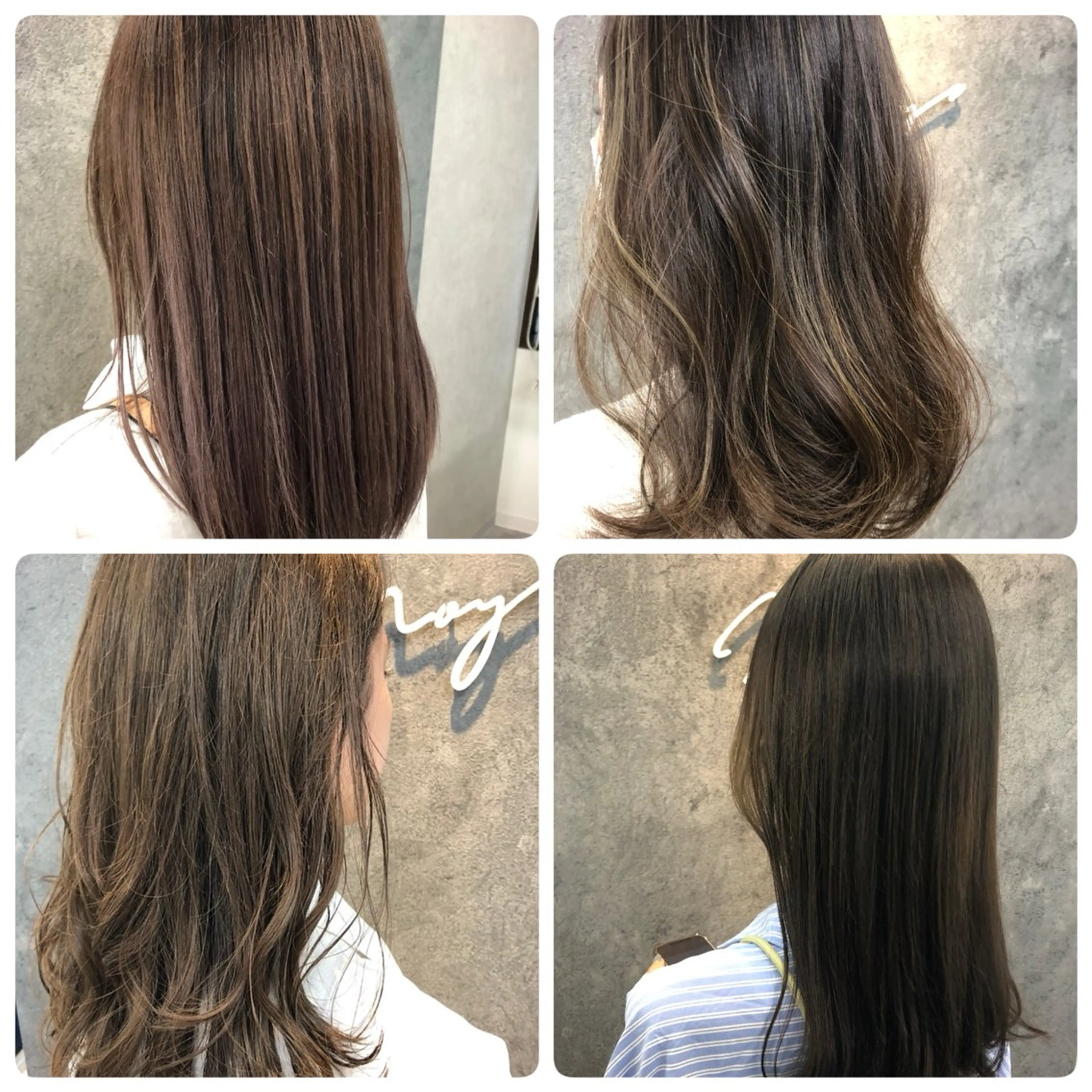 セミロング カット ヘアカラー トリートメント ヘッドスパ Noy所属・Noyヨシモト ヒロトのヘアスタイル