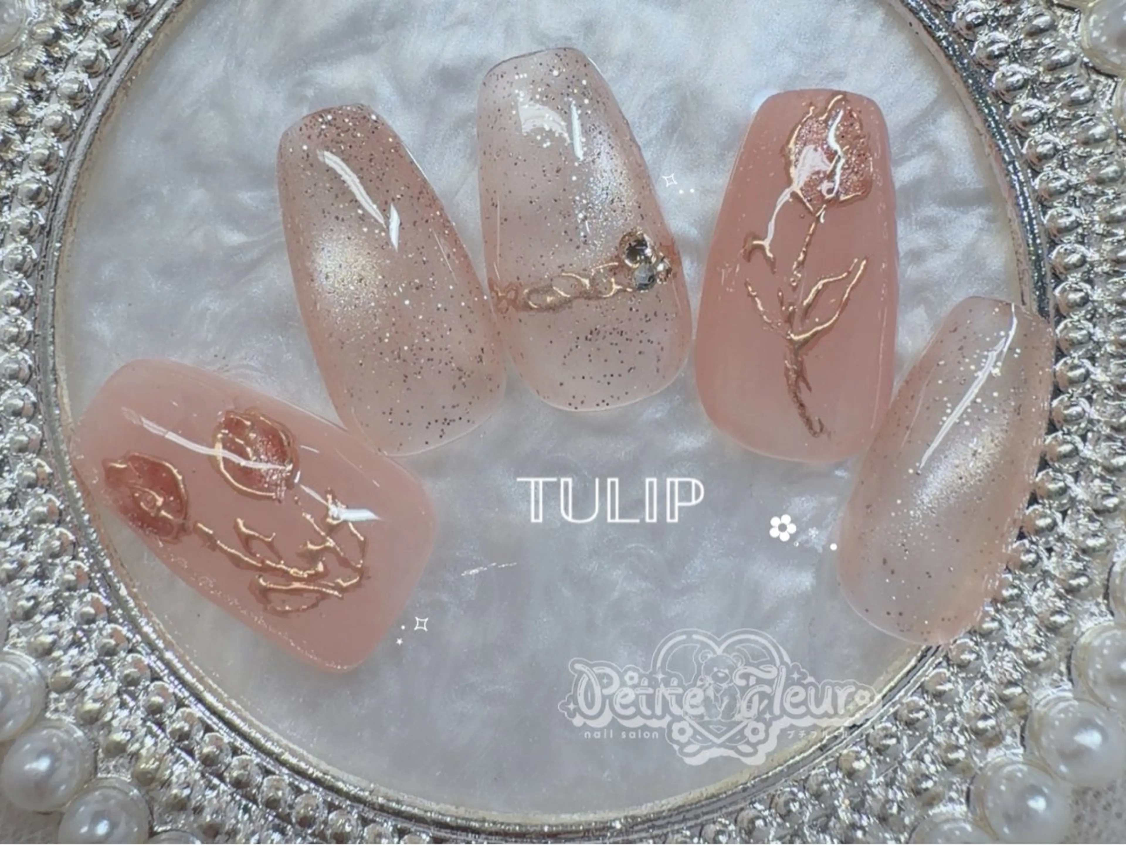 ネイル ❁⃘*。Petite fleur❁⃘*りさのネイルデザイン