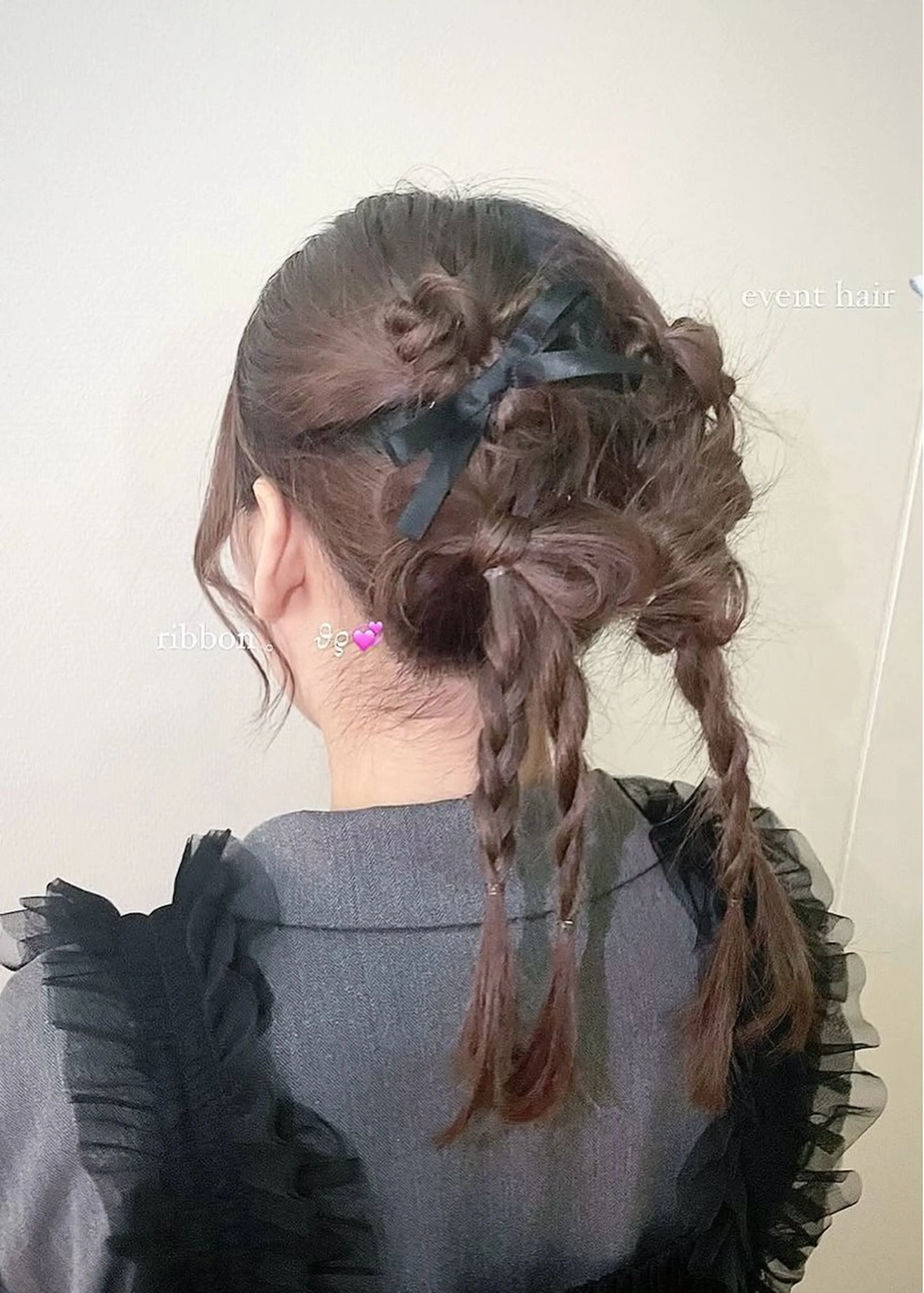 ヘアアレンジ ヘアセット Sac.恵比寿所属・韓国スタイル/ 艶髪カラー/ひなののヘアスタイル