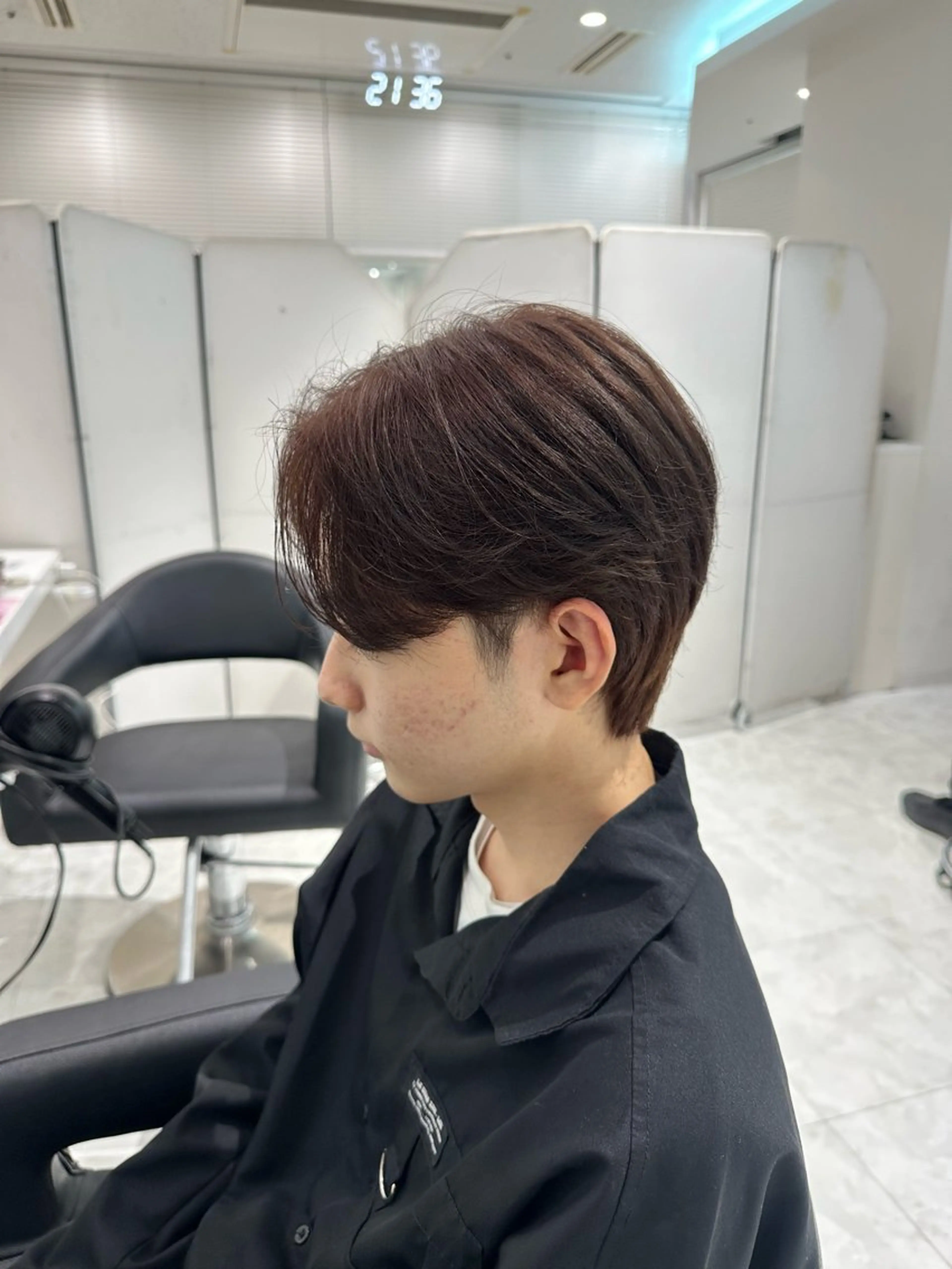 ショート カラー メンズ カット ヘアカラー ヘアセット 🐺韓国風メンズ特化 あさひ🐺のヘアスタイル